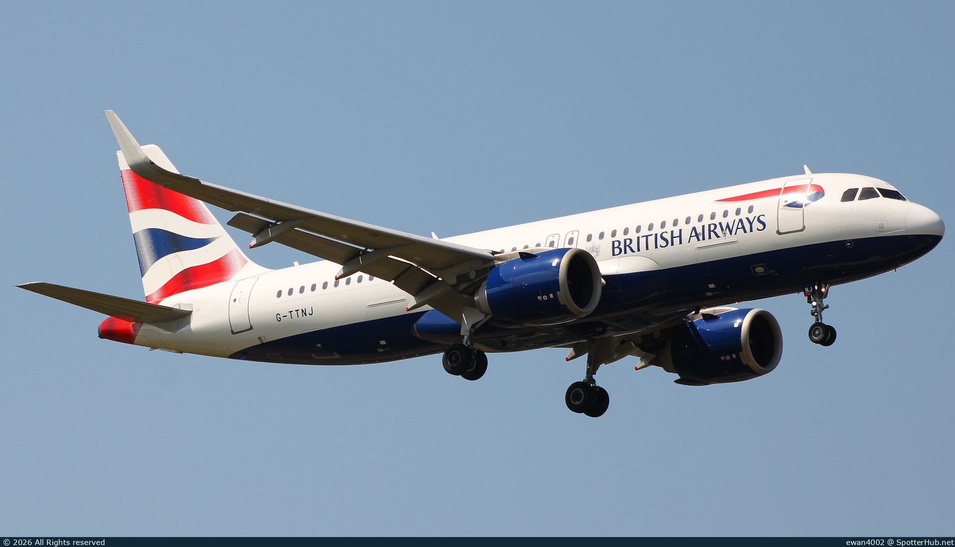 Photo of G-TTNJ - Airbus A320-251N operated by British Airways