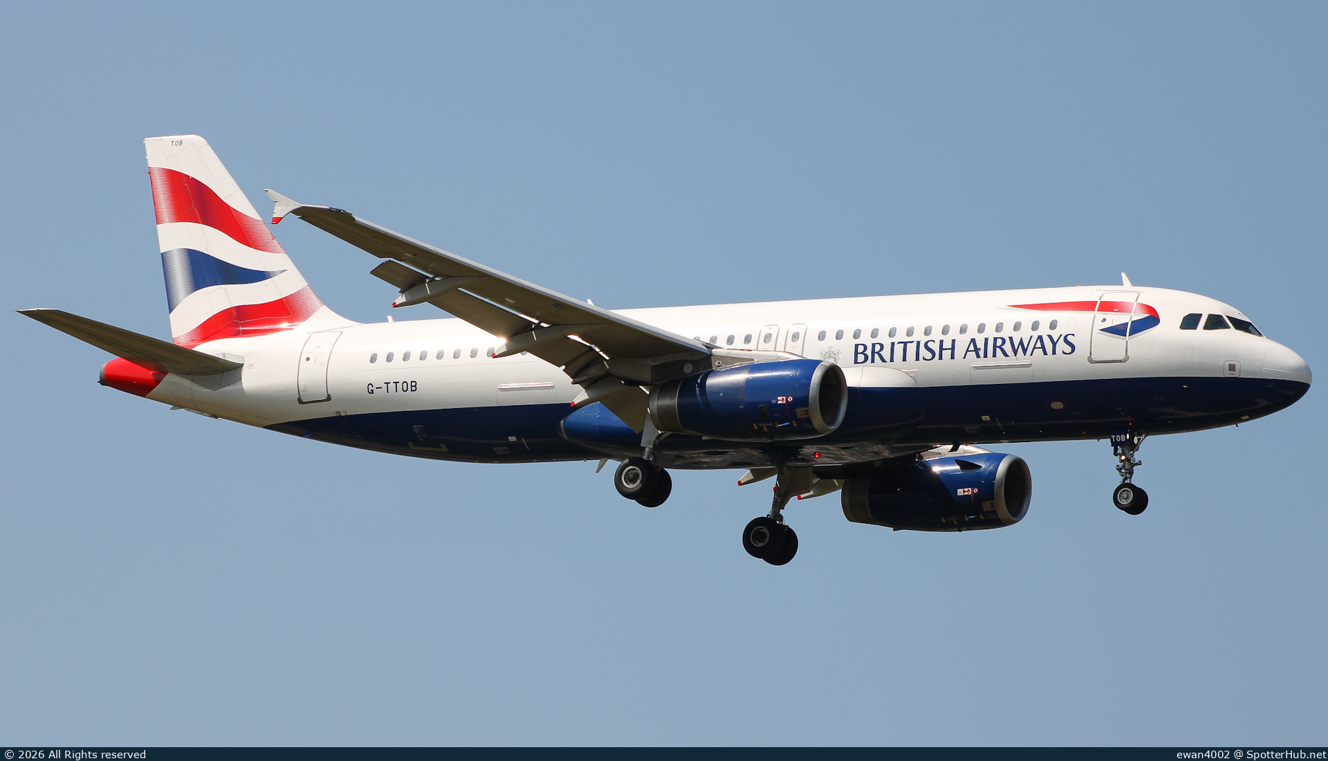 Photo of G-TTOB - Airbus A320-232 operated by British Airways