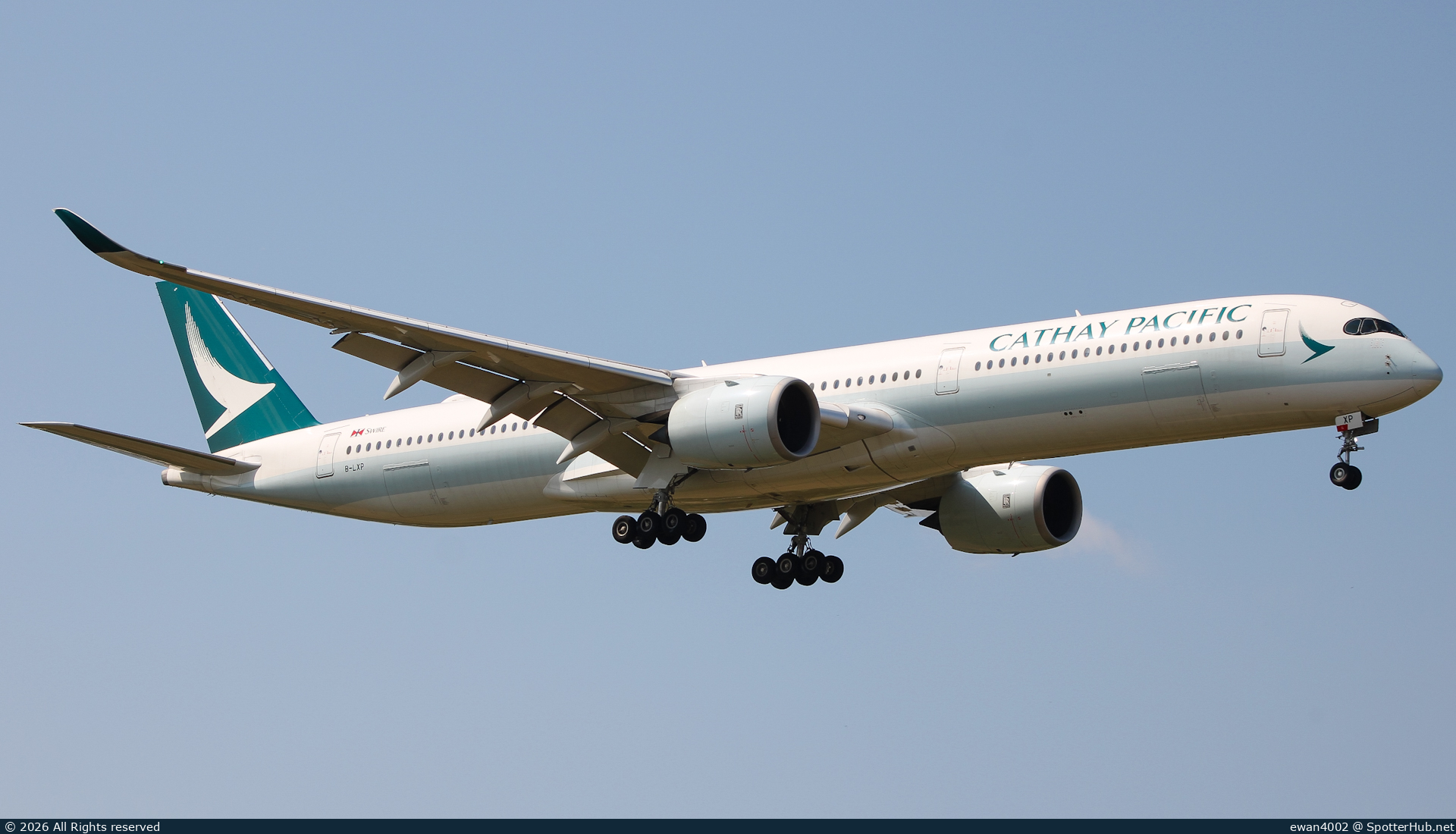 Photo of B-LXP - Airbus A350-1041 operated by Cathay Pacific Airways