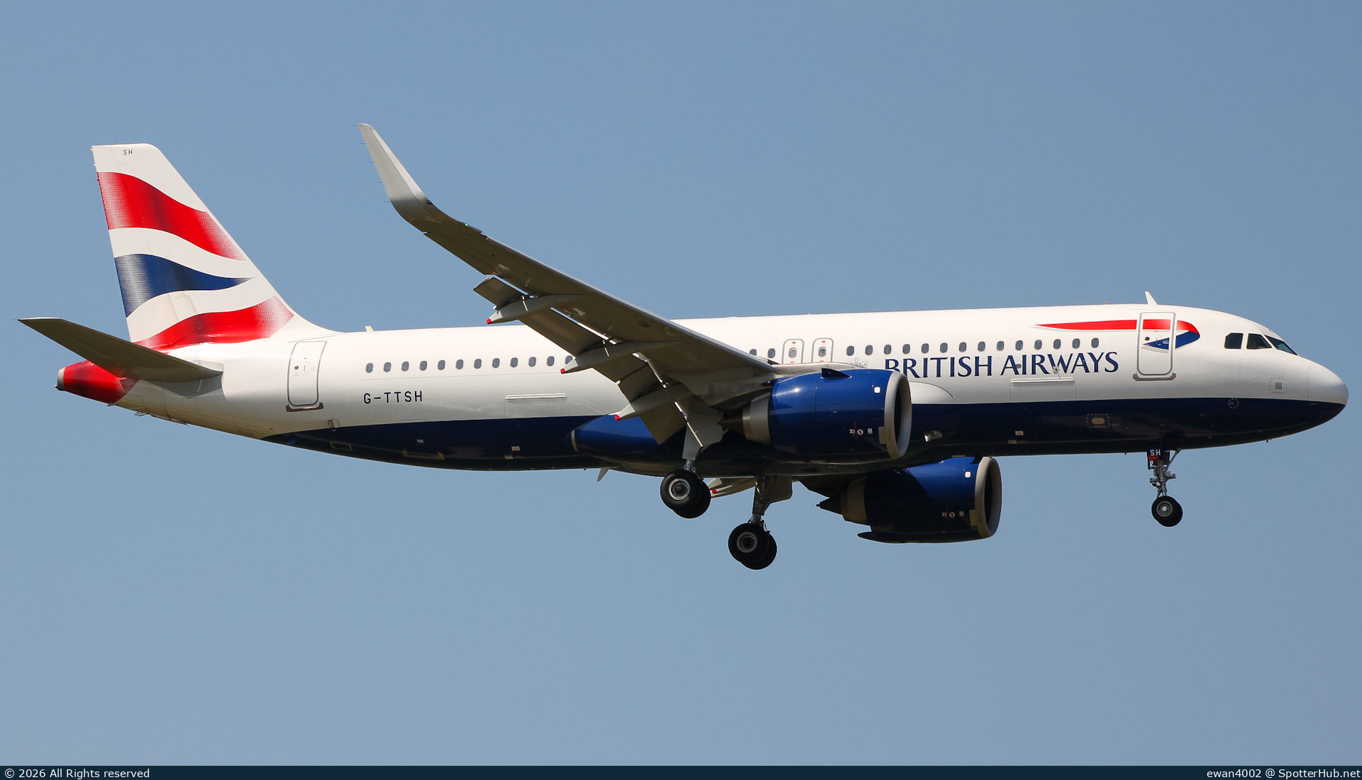 Photo of G-TTSH - Airbus A320-251N operated by British Airways