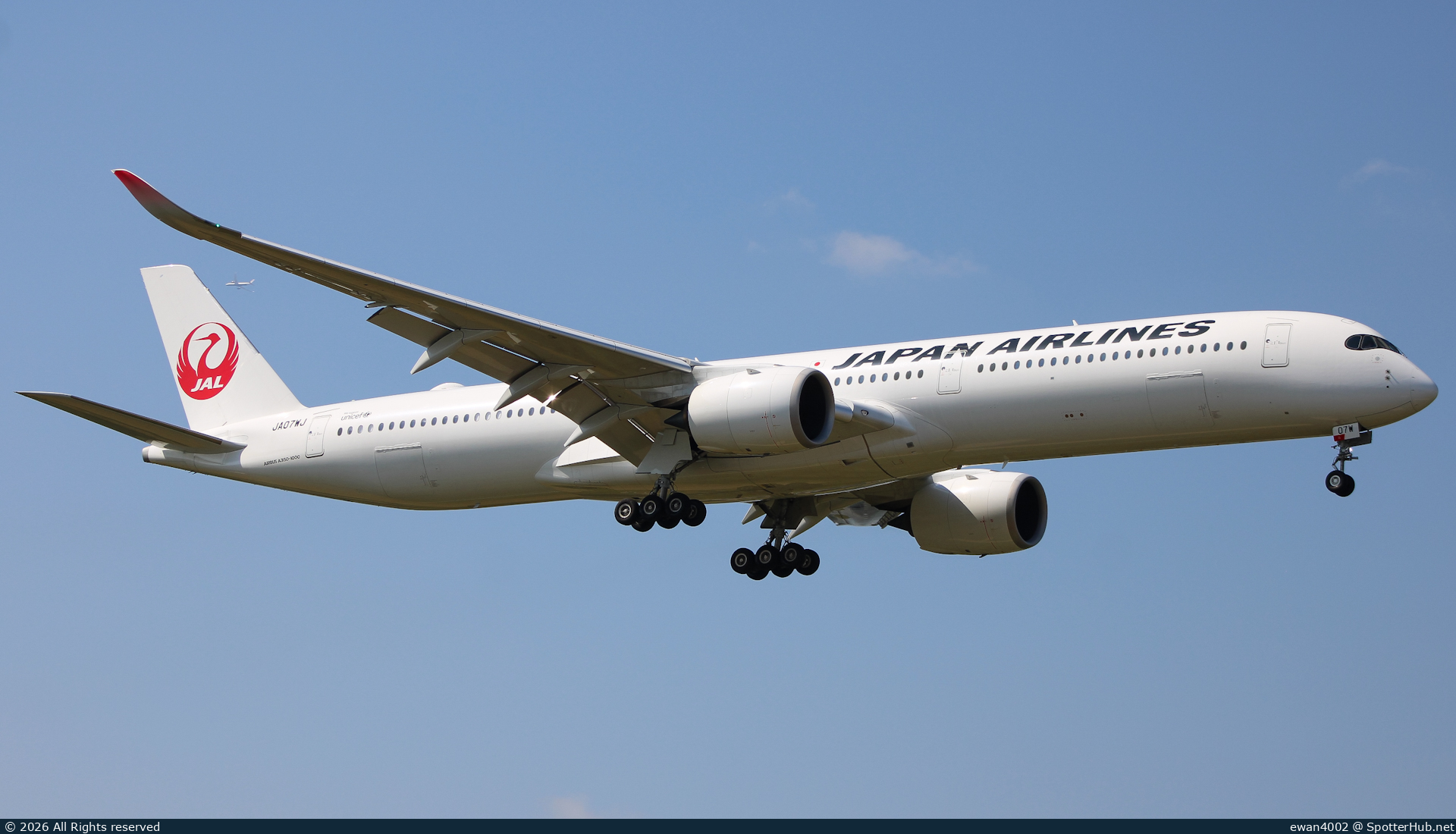 Photo of JA07WJ - Airbus A350-1041 operated by Japan Airlines