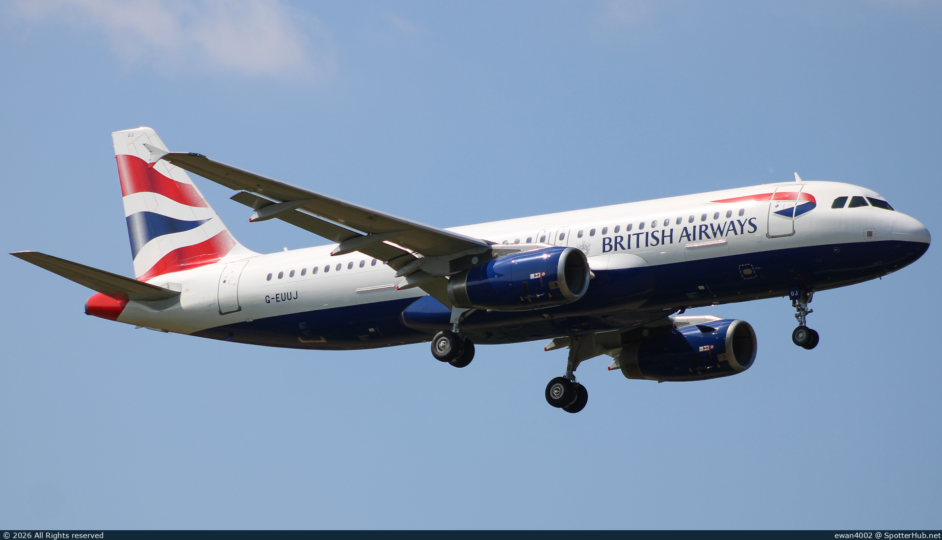 Photo of G-EUUJ - Airbus A320-232 operated by British Airways