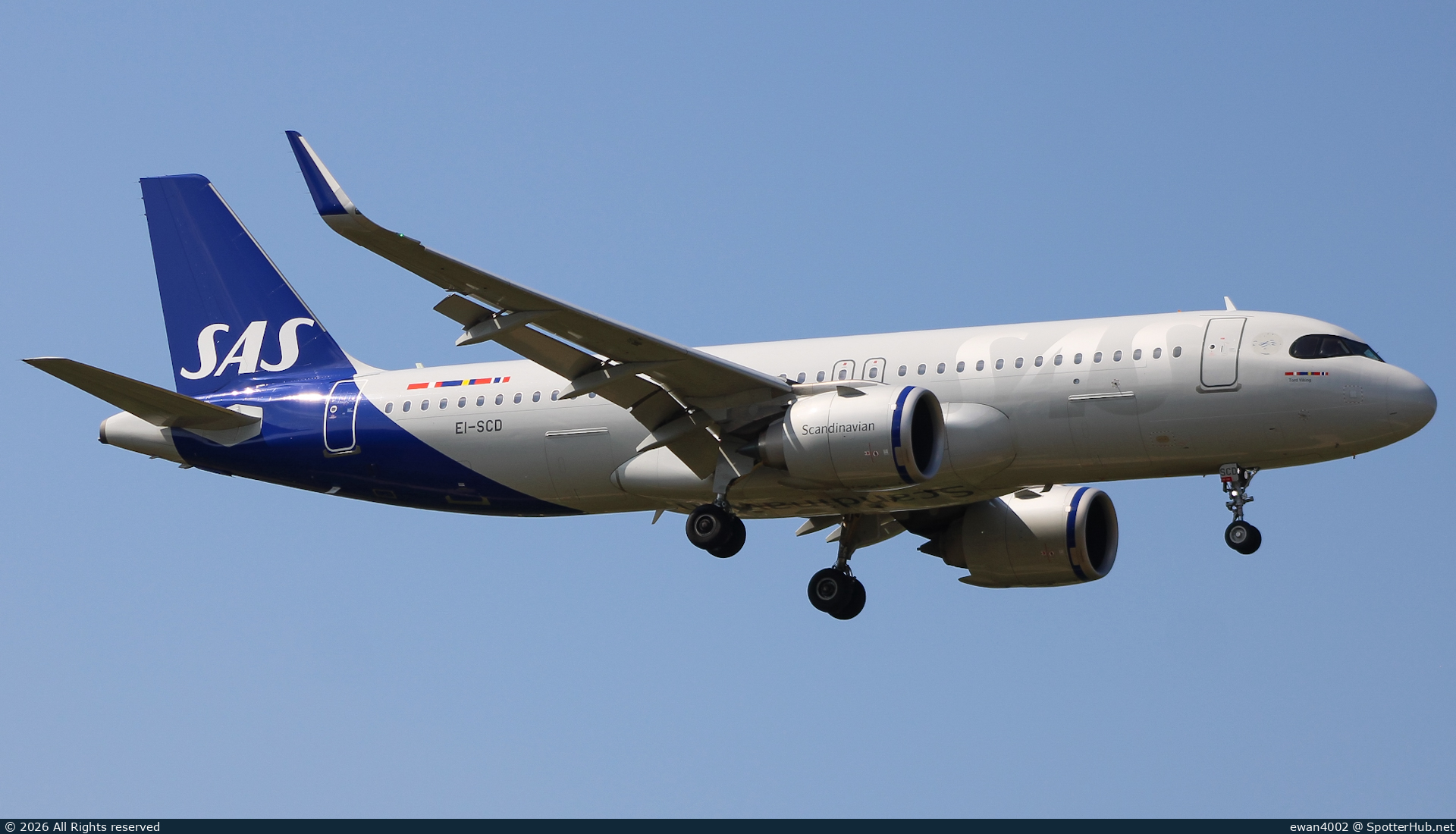 Photo of EI-SCD - Airbus A320-251N operated by SAS Connect