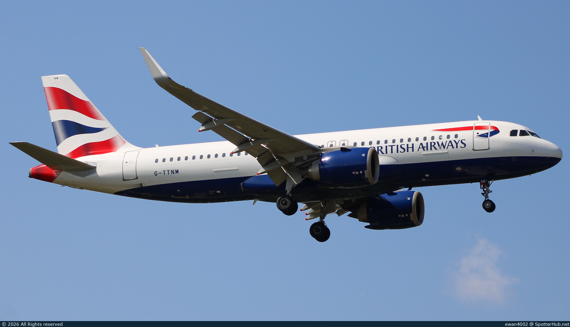Photo of G-TTNM - Airbus A320-251N operated by British Airways