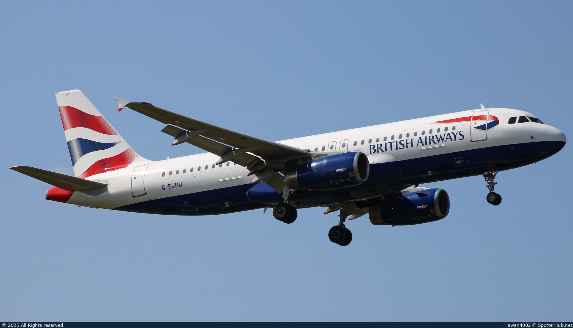 Photo of G-EUUU - Airbus A320-232 operated by British Airways