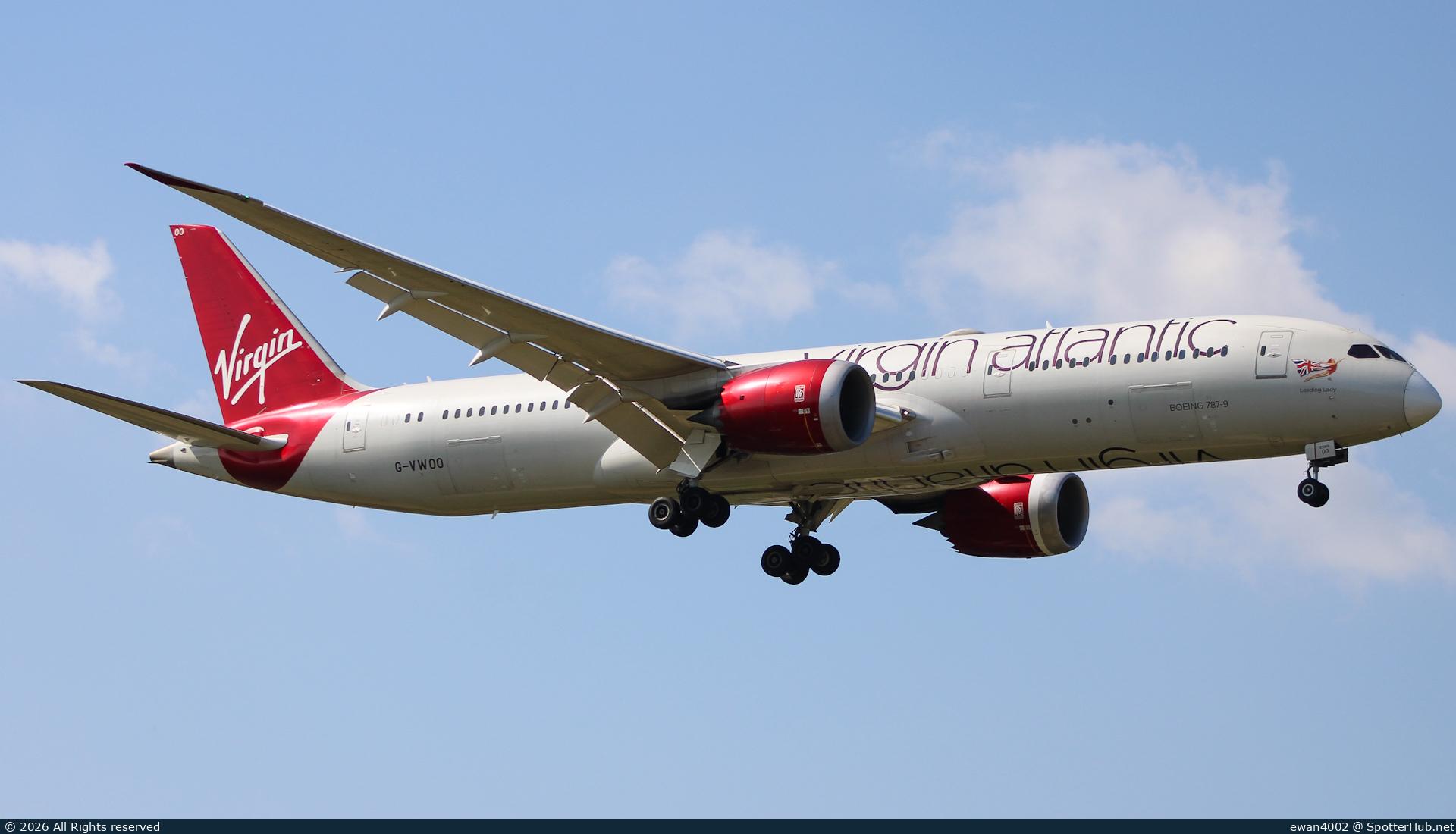Photo of G-VWOO - Boeing 787-9 Dreamliner operated by Virgin Atlantic Airways