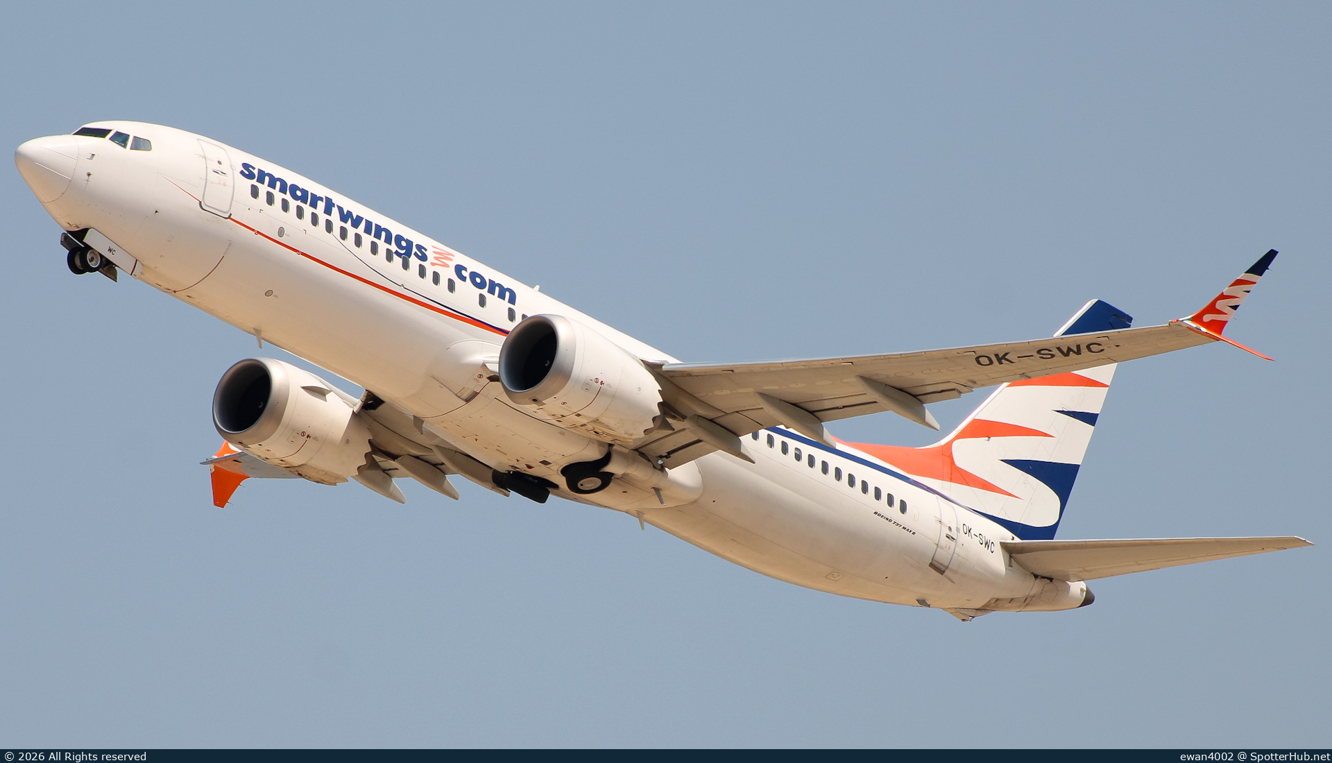 Photo of OK-SWC - Boeing 737 MAX 8 operated by SmartWings