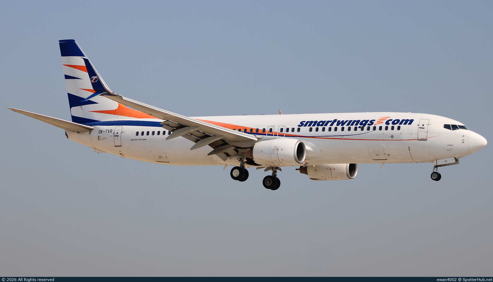 Photo of OK-TVR - Boeing 737-86N operated by SmartWings