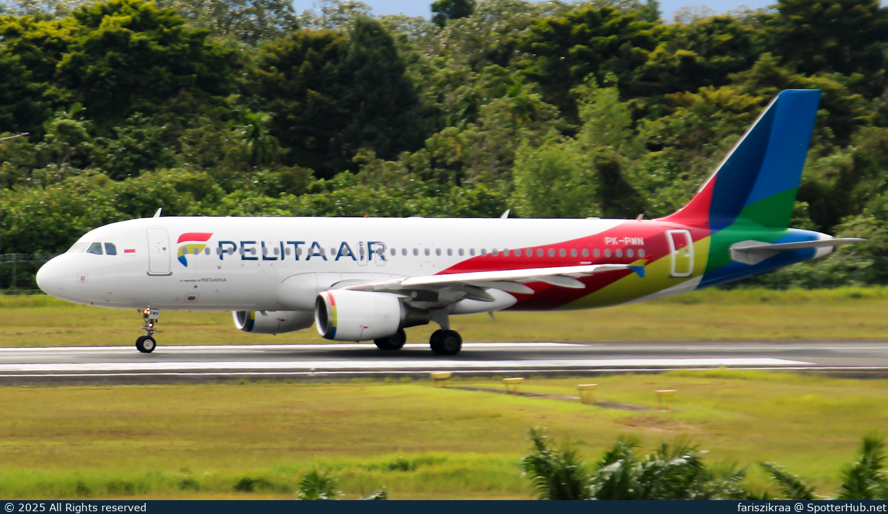 Photo of PK-PWN - Airbus A320-216 operated by Pelita Air