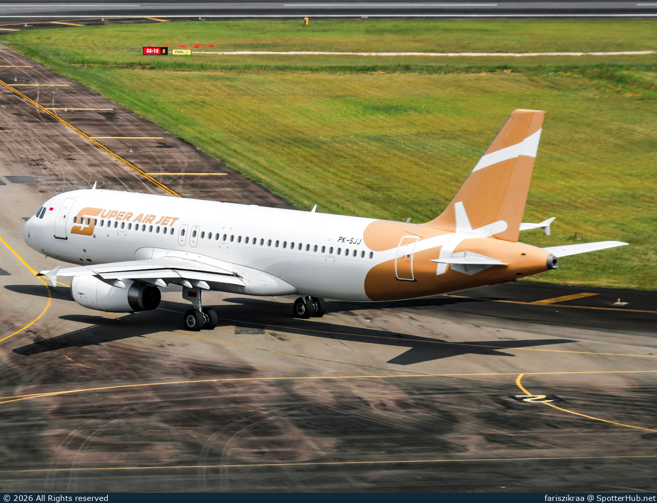Photo of PK-SJJ - Airbus A320-232 operated by Super Air Jet