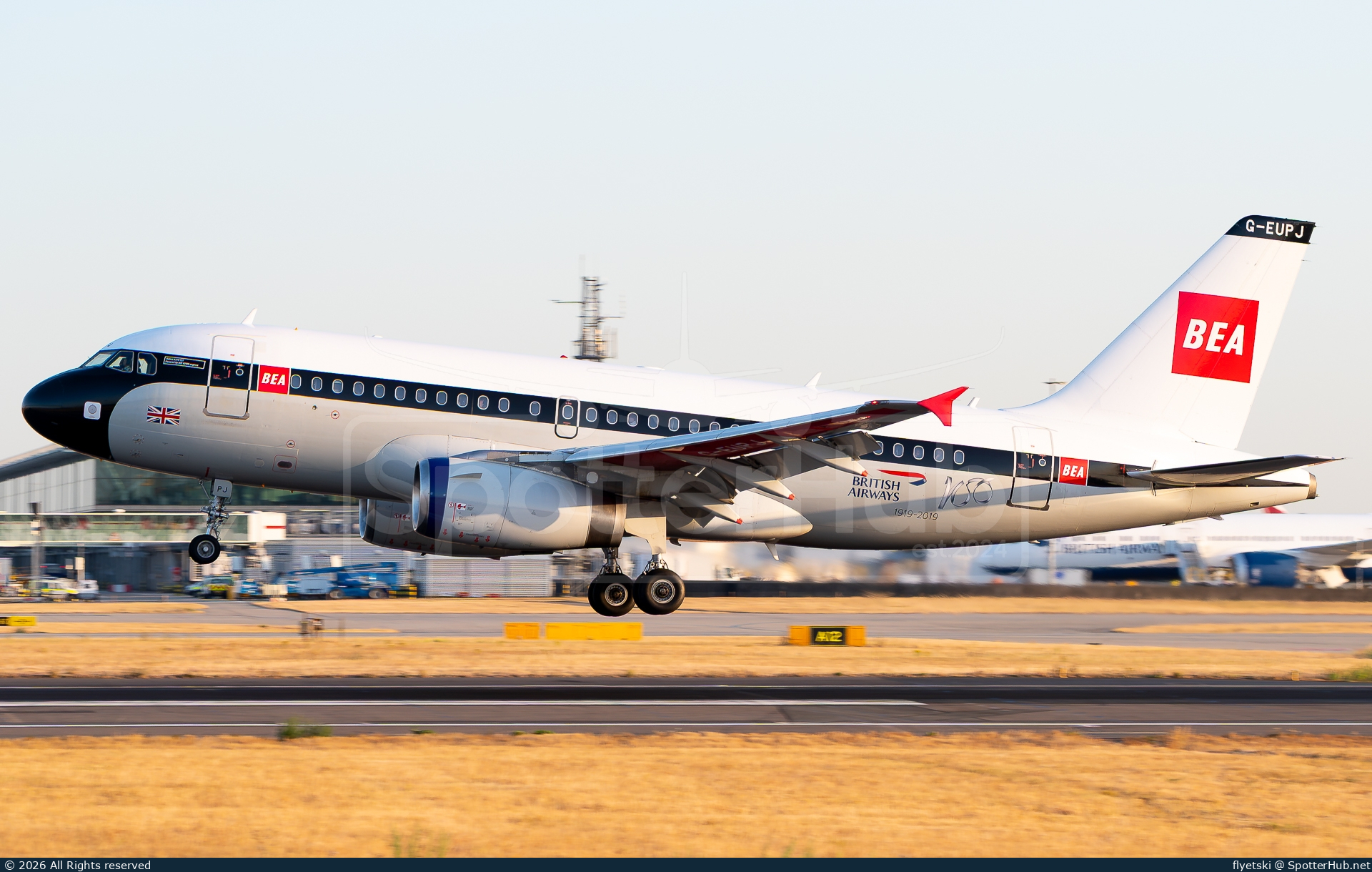 Photo of G-EUPJ - Airbus A319-131 operated by British Airways