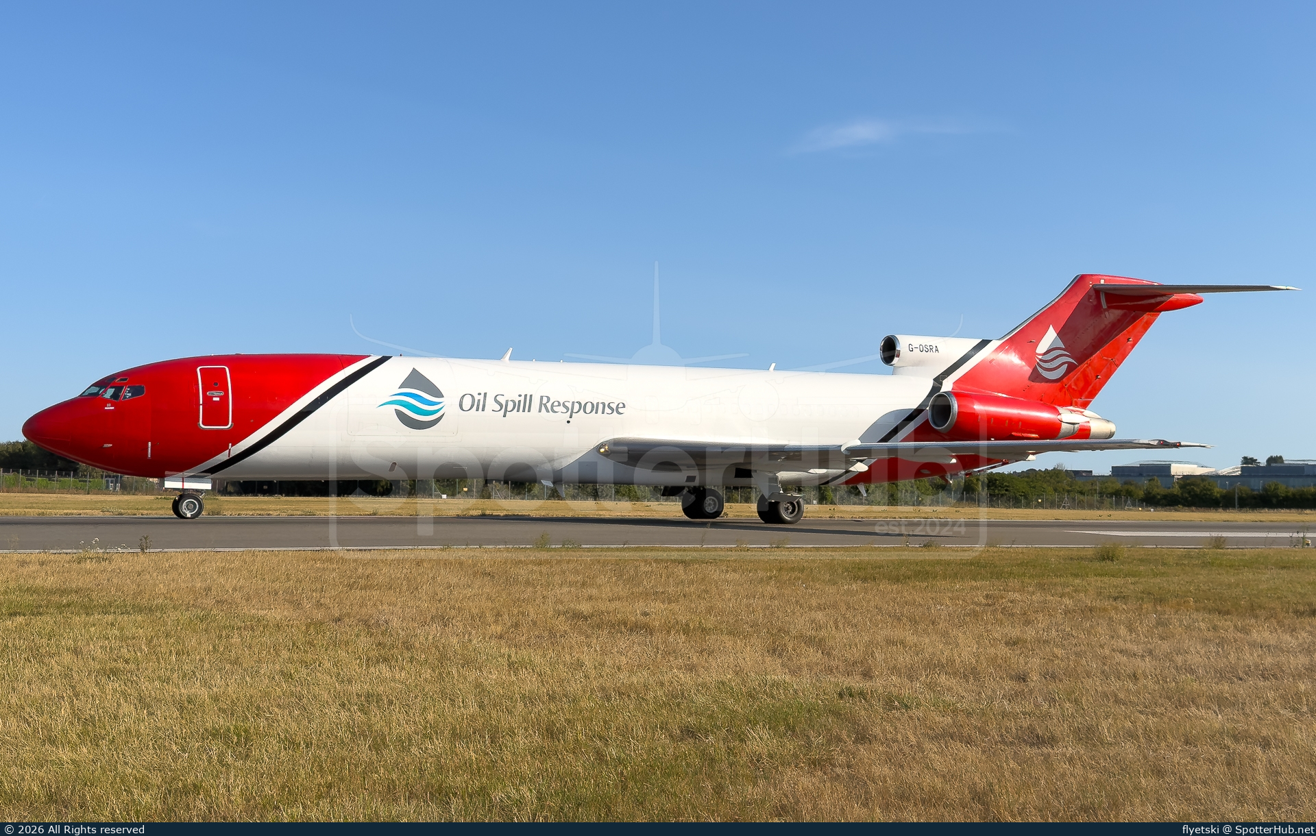 Photo of G-OSRA - Boeing 727-2S2F(Adv)(RE) operated by T2 Aviation