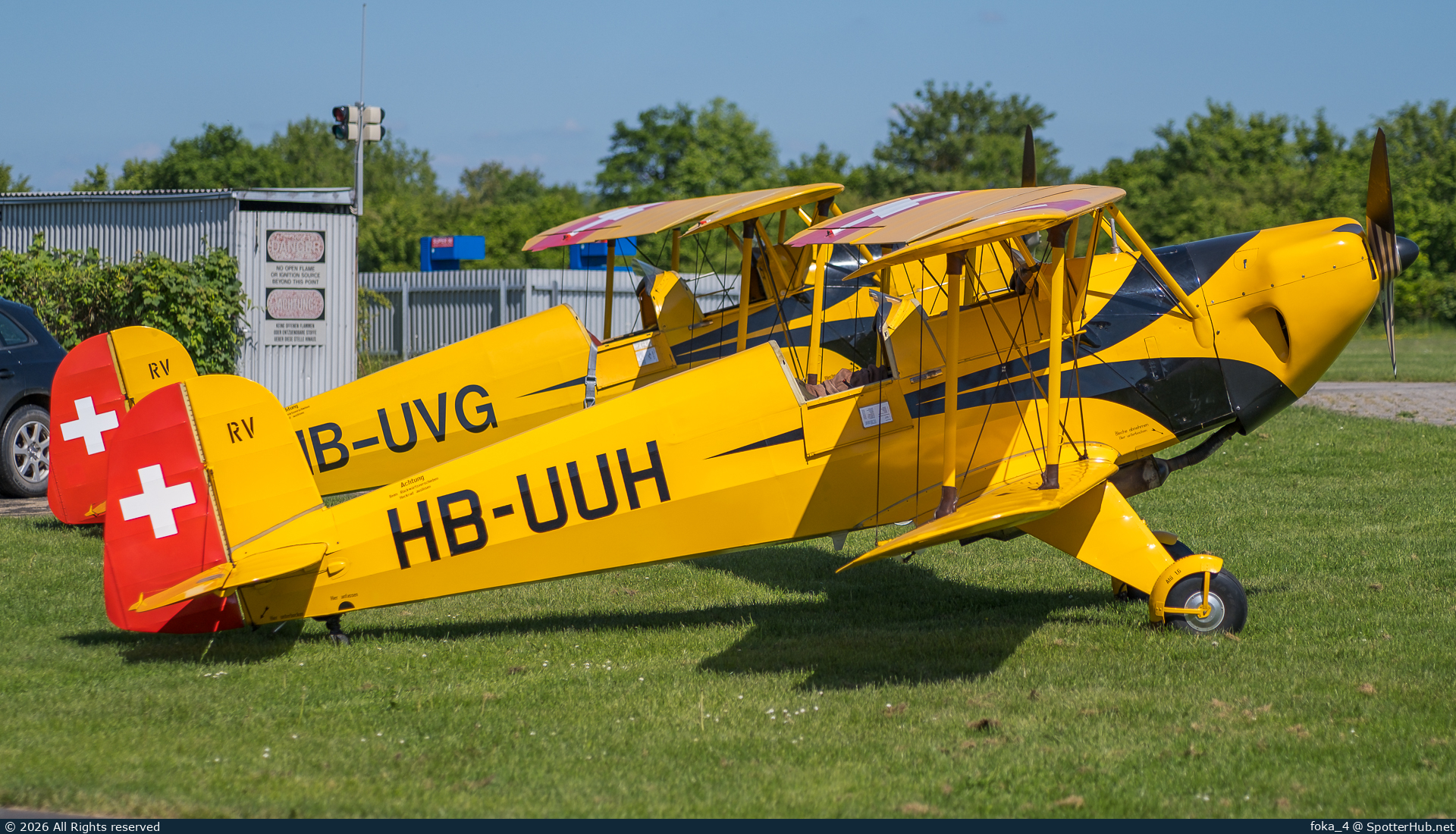 Photo of HB-UUH - Bücker Bü 131APM Jungmann operated by Private