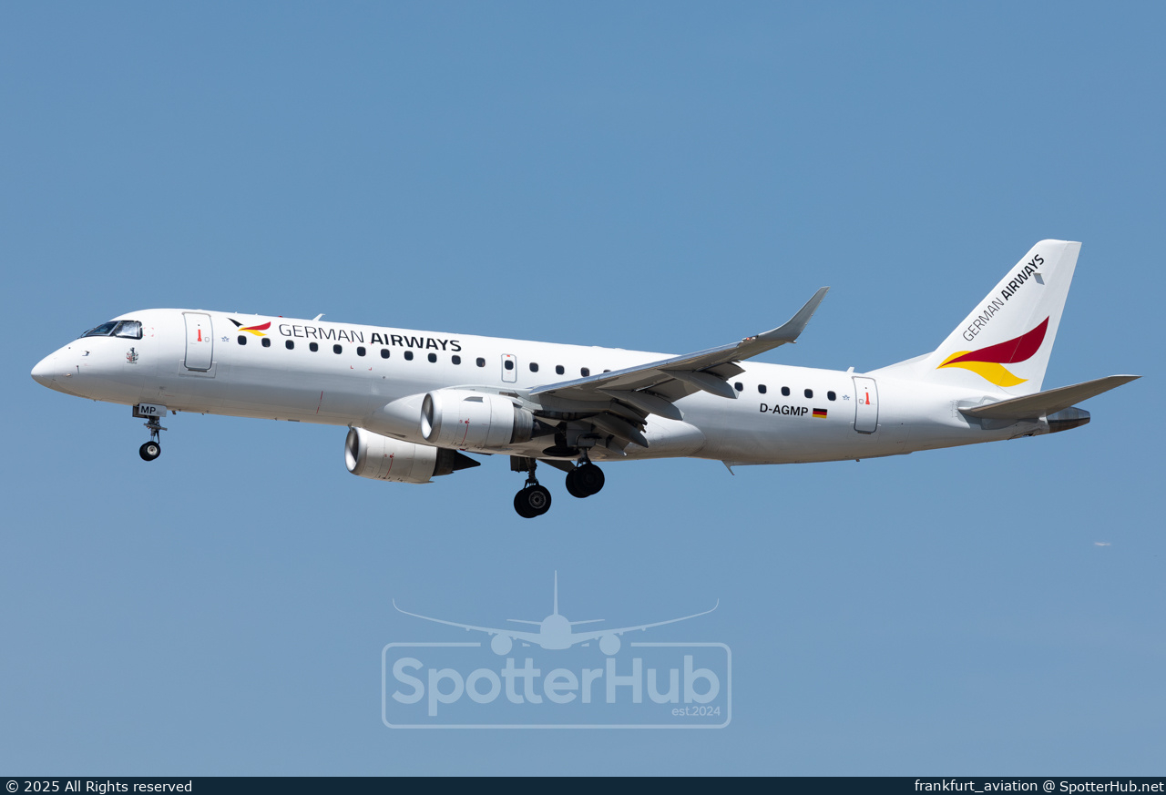 Photo of D-AGMP - Embraer ERJ-190AR operated by German Airways