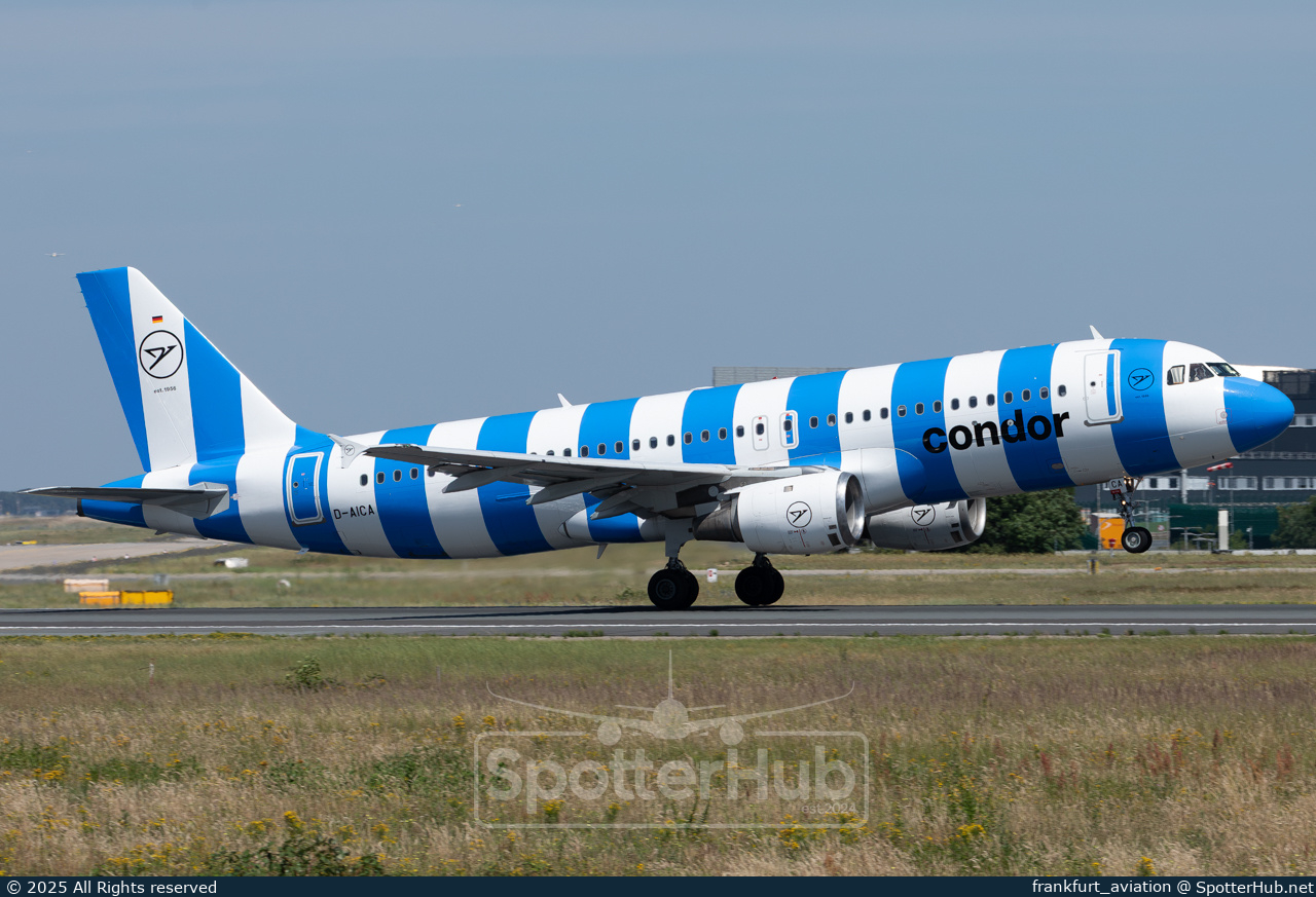 Photo of D-AICA - Airbus A320-212 operated by Condor