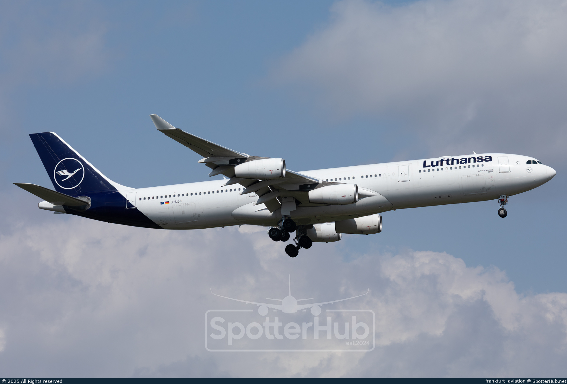 Photo of D-AIGM - Airbus A340-313 operated by Lufthansa