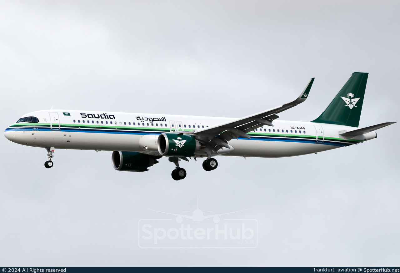 Photo of HZ-ASAG - Airbus A321-251NX operated by Saudia