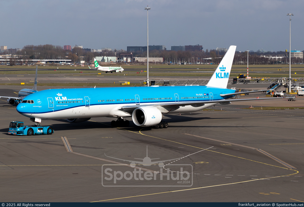 Photo of PH-BVK - Boeing 777-306(ER) operated by KLM Royal Dutch Airlines