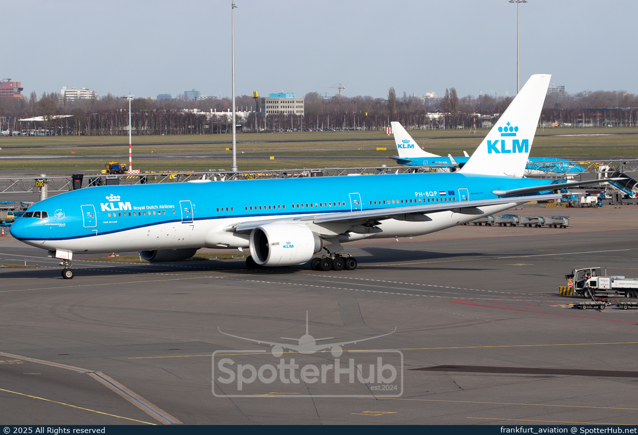 Photo of PH-BQP - Boeing 777-206(ER) operated by KLM Royal Dutch Airlines
