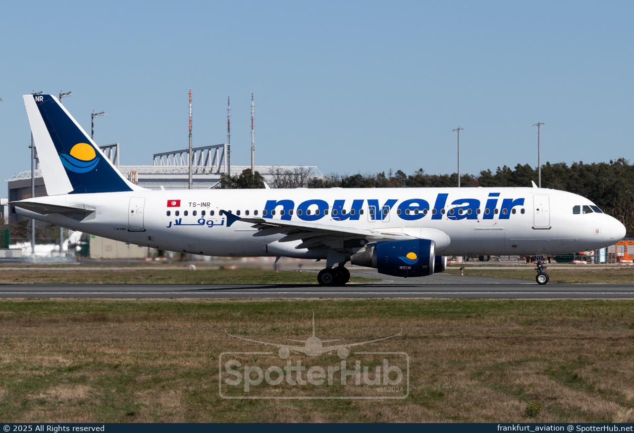 Photo of TS-INR - Airbus A320-214 operated by Nouvelair