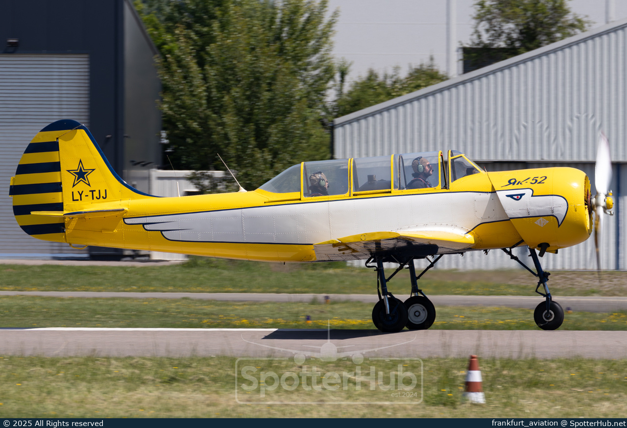 Photo of LY-TJJ - Yakovlev Yak-52 operated by Private
