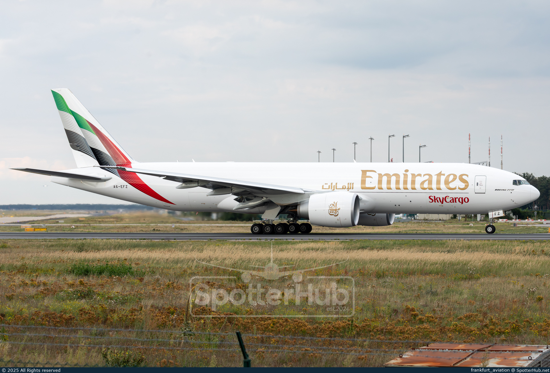 Photo of A6-EFZ - Boeing 777-F operated by Emirates SkyCargo