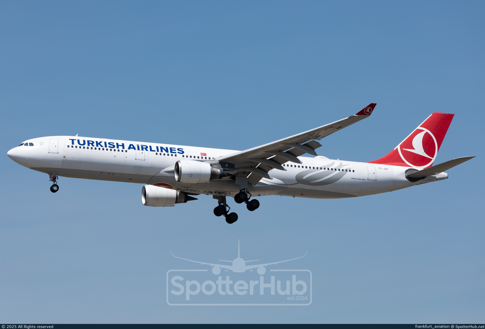 Photo of TC-JOK - Airbus A330-303 operated by Turkish Airlines