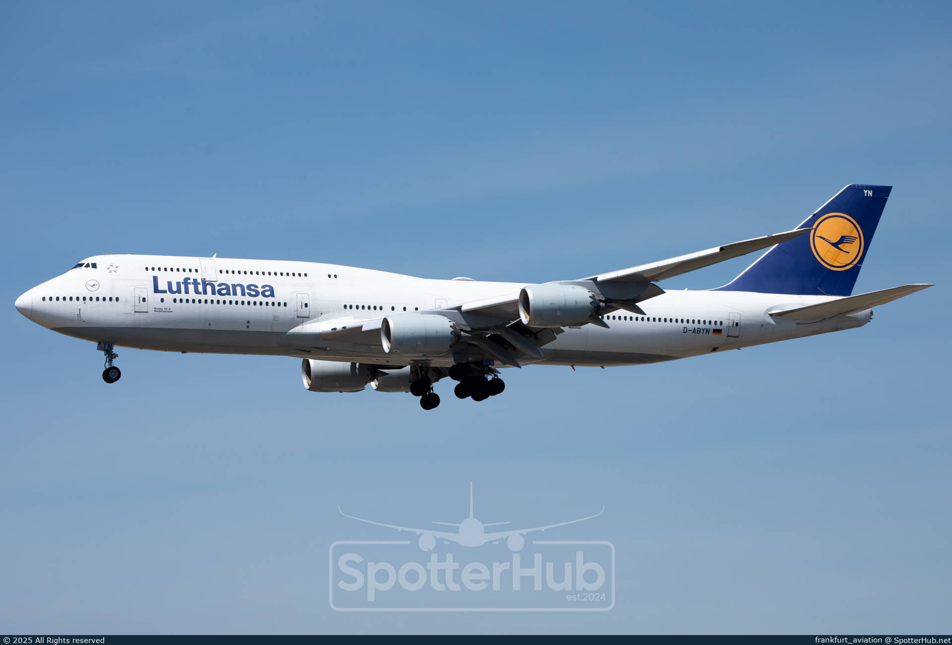 Photo of D-ABYN - Boeing 747-830 operated by Lufthansa