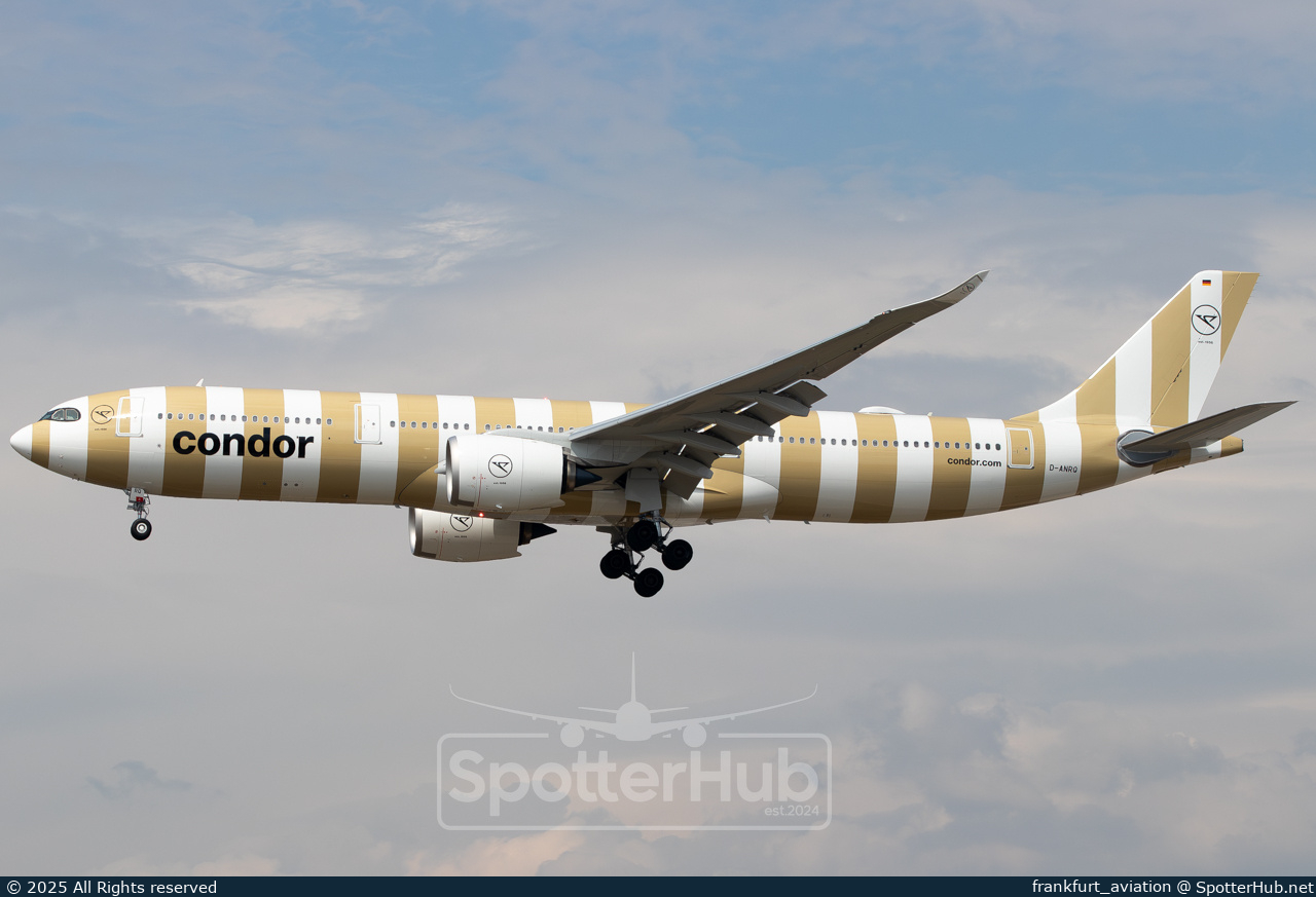 Photo of D-ANRQ - Airbus A330-941 operated by Condor