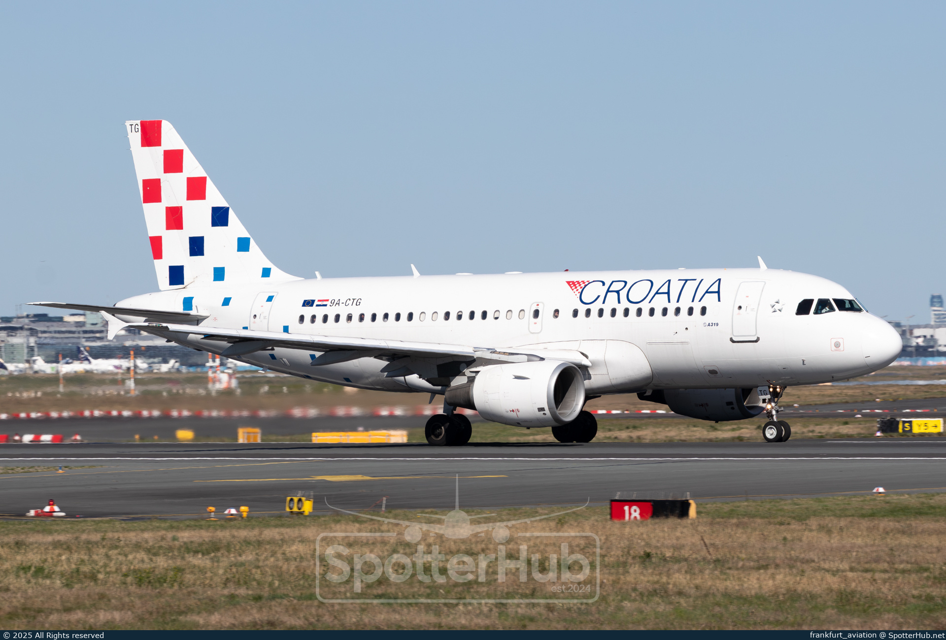 Photo of 9A-CTG - Airbus A319-112 operated by Croatia Airlines