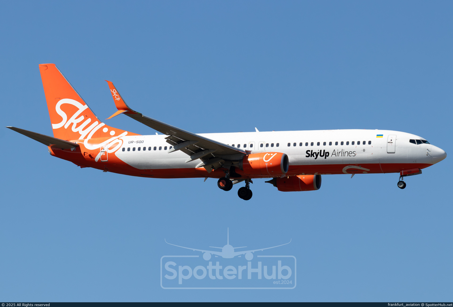 Photo of UR-SQO - Boeing 737-82R operated by SkyUp Airlines