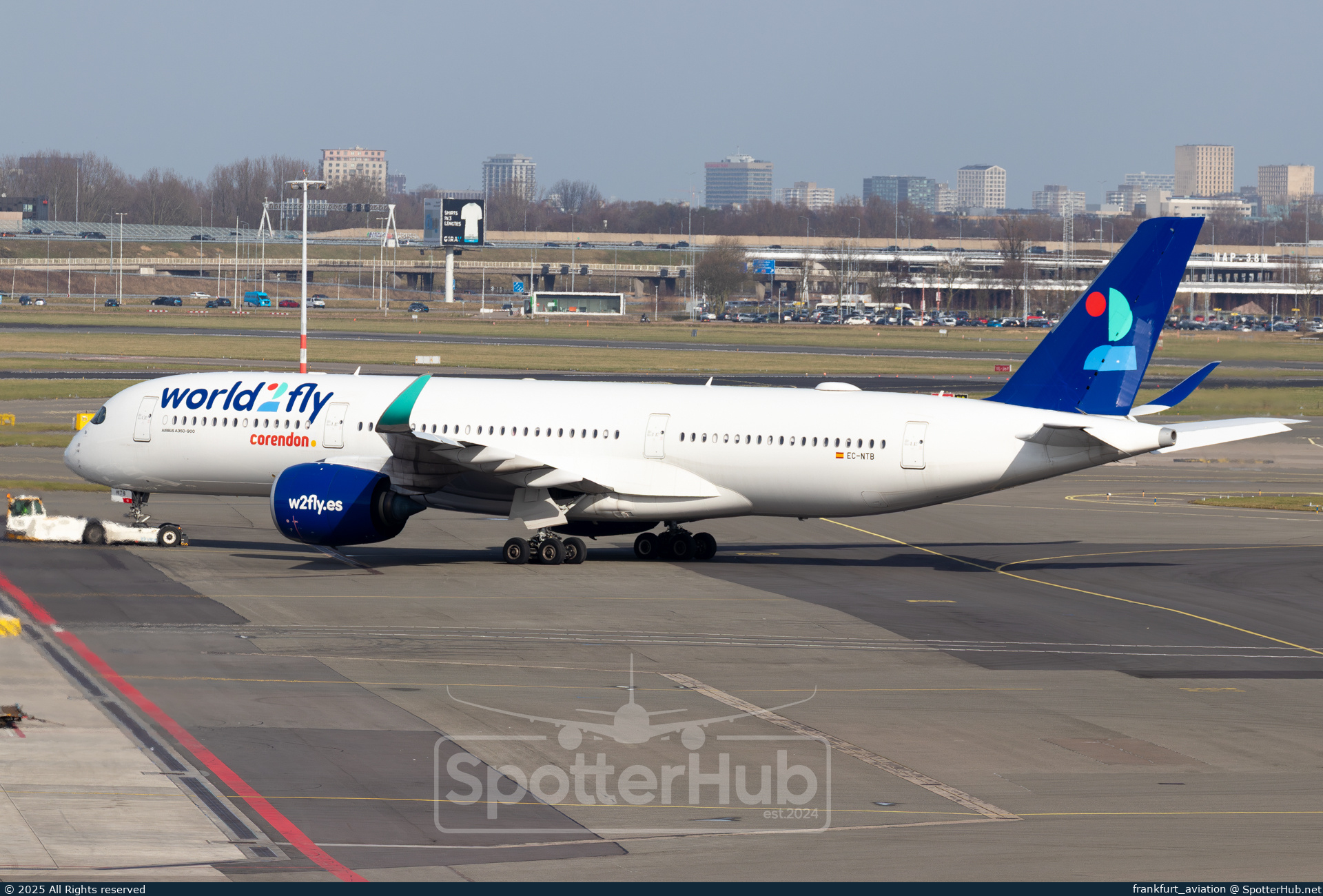 Photo of EC-NTB - Airbus A350-941 operated by Corendon Dutch Airlines (opb World2Fly)