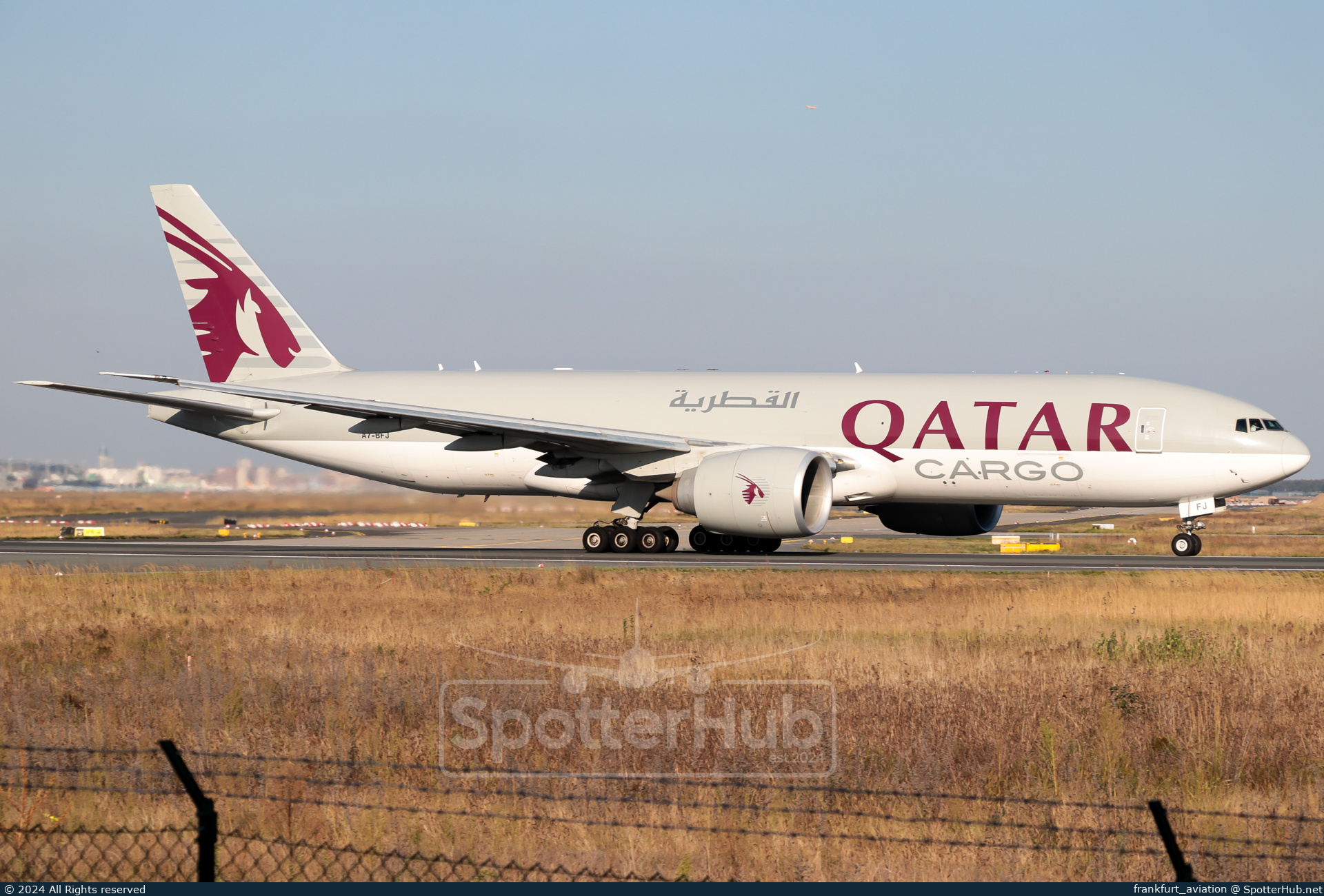 Photo of A7-BFJ - Boeing 777-FDZ operated by Qatar Airways Cargo