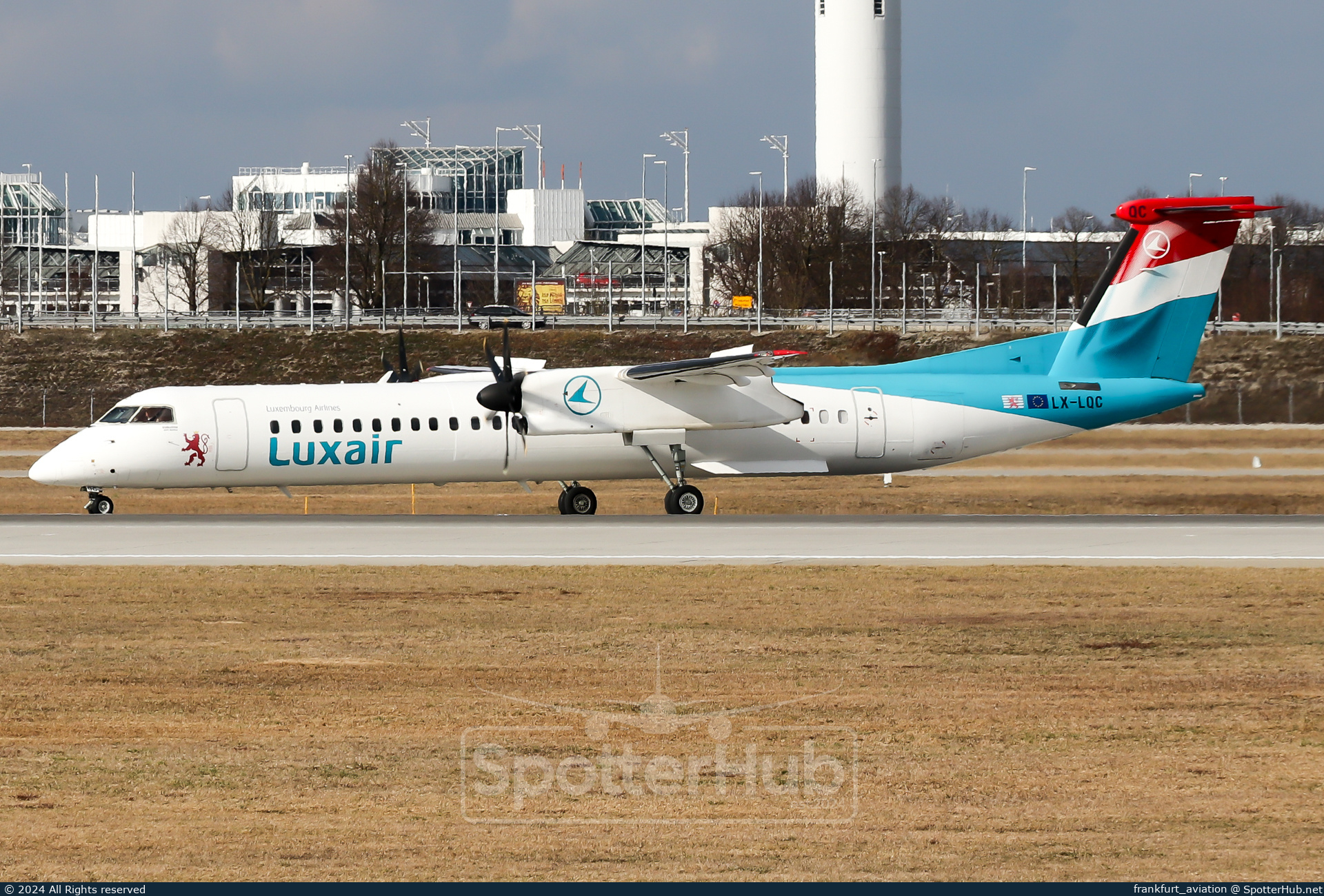 Photo of LX-LQC - Bombardier DHC-8-402 Dash 8 Q400 operated by Luxair