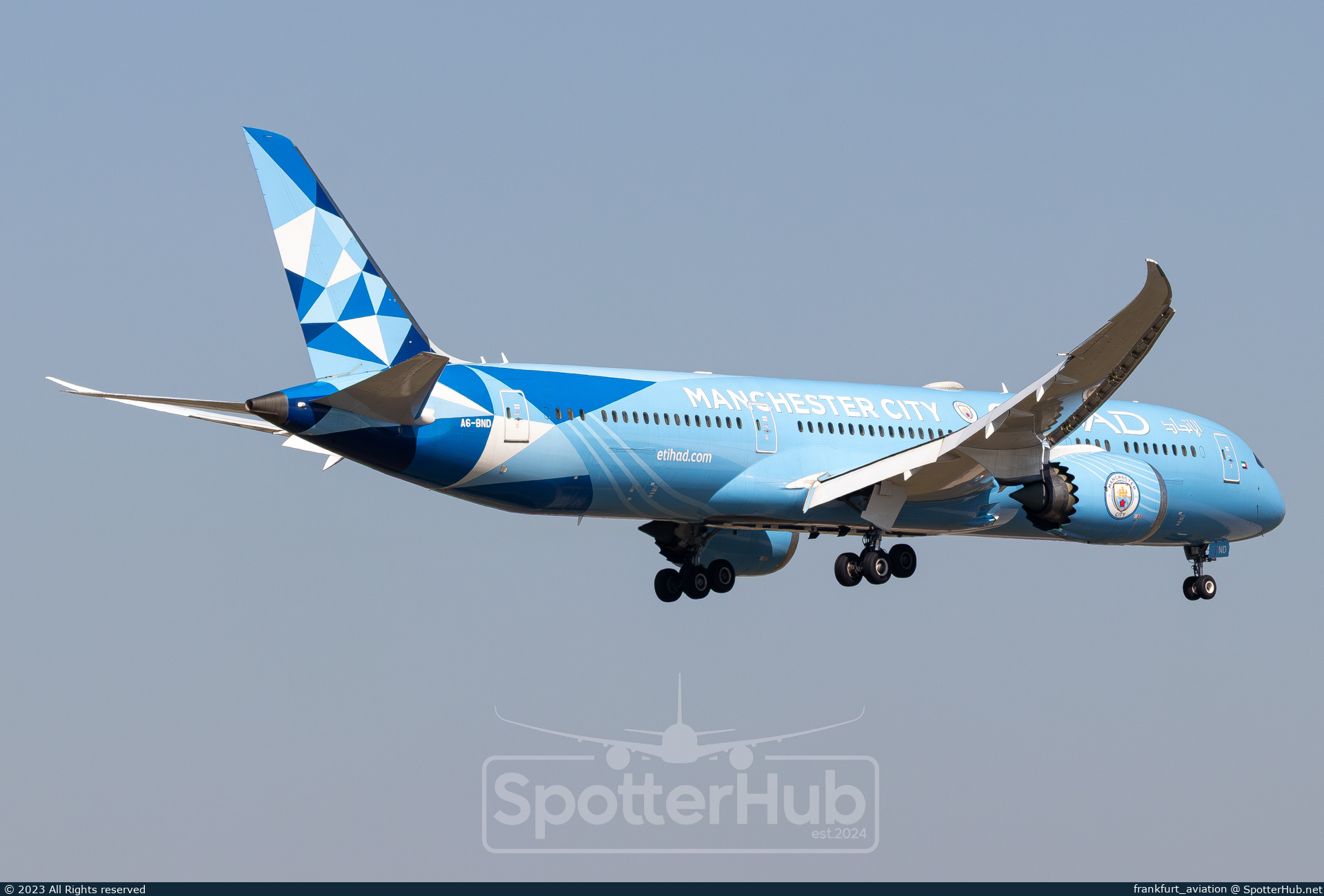Photo of A6-BND - Boeing 787-9 Dreamliner operated by Etihad Airways