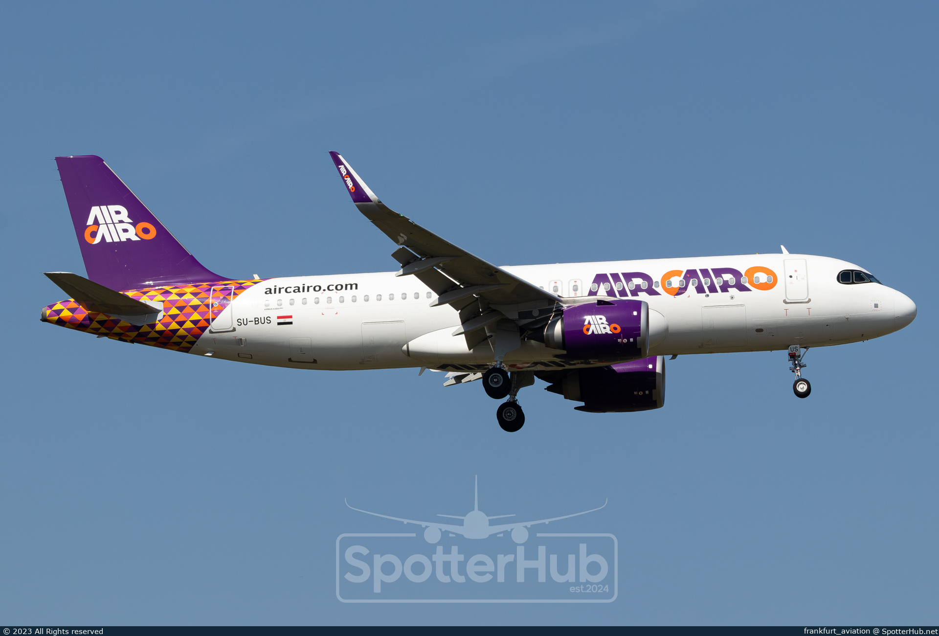 Photo of SU-BUS - Airbus A320-251N operated by Air Cairo