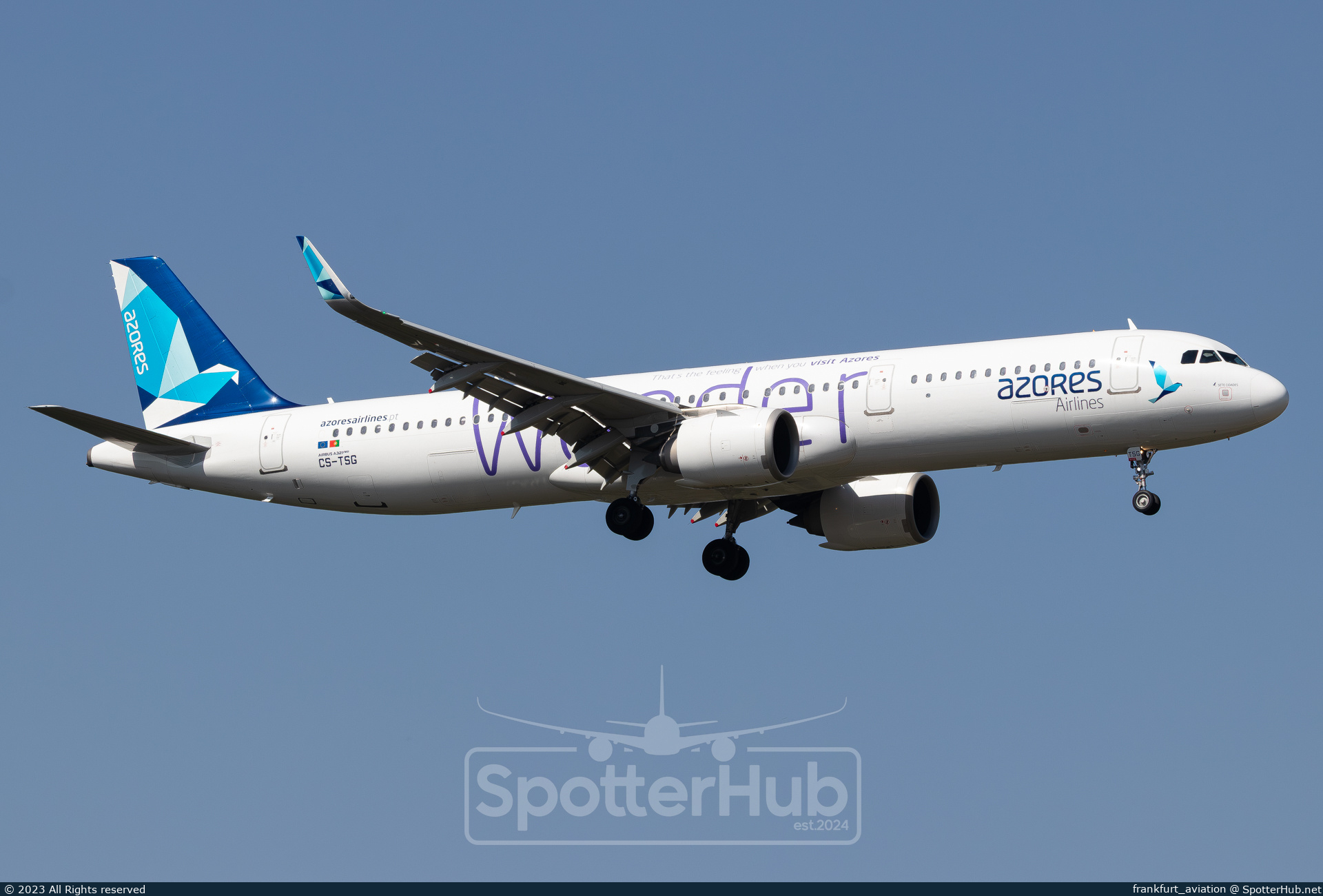 Photo of CS-TSG - Airbus A321-253N operated by Azores Airlines