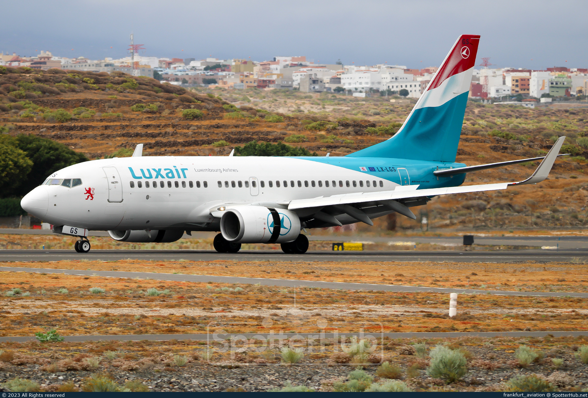 Photo of LX-LGS - Boeing 737-7C9 operated by Luxair