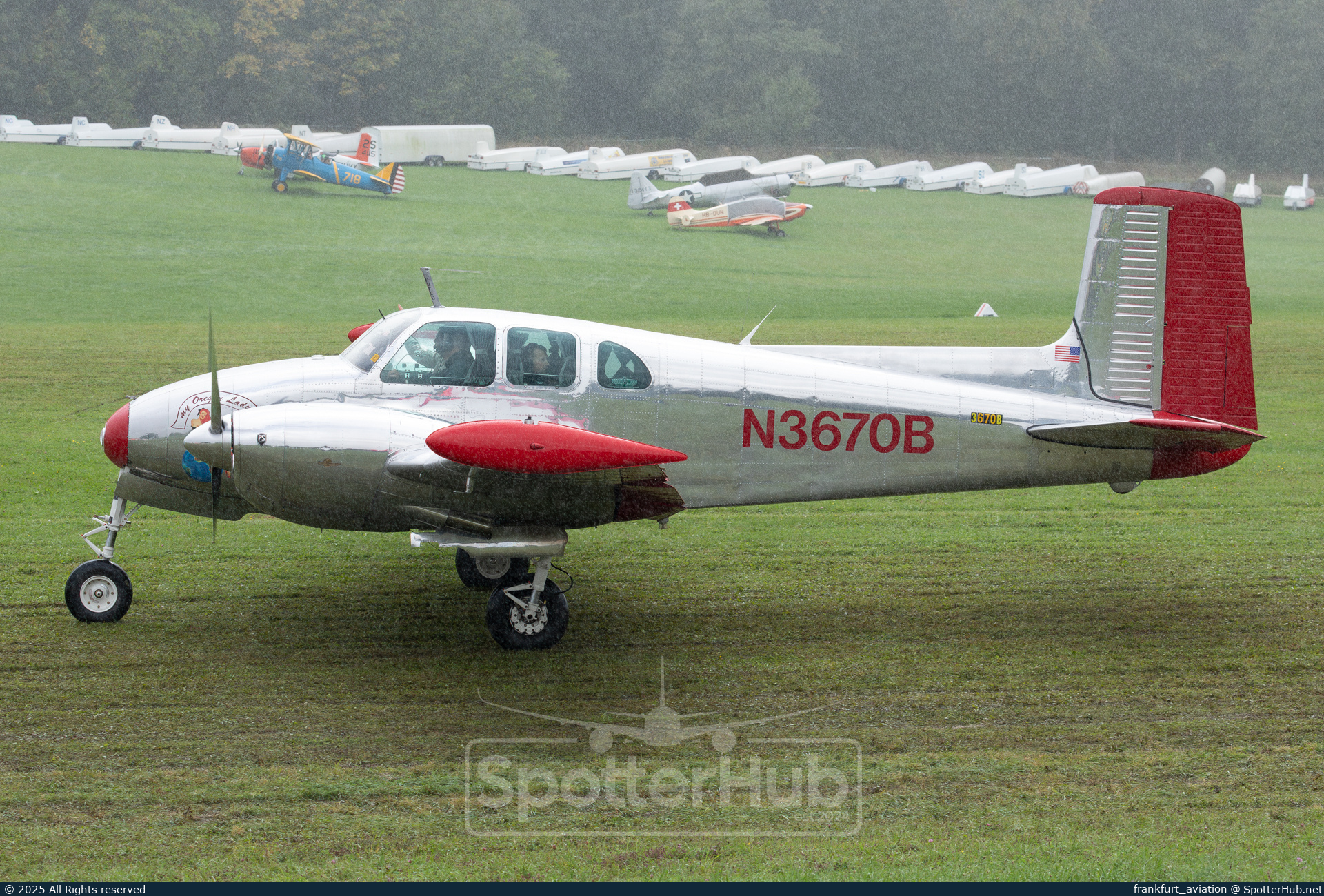 Photo of N3670B - Beechcraft B50 Twin Bonanza operated by Private