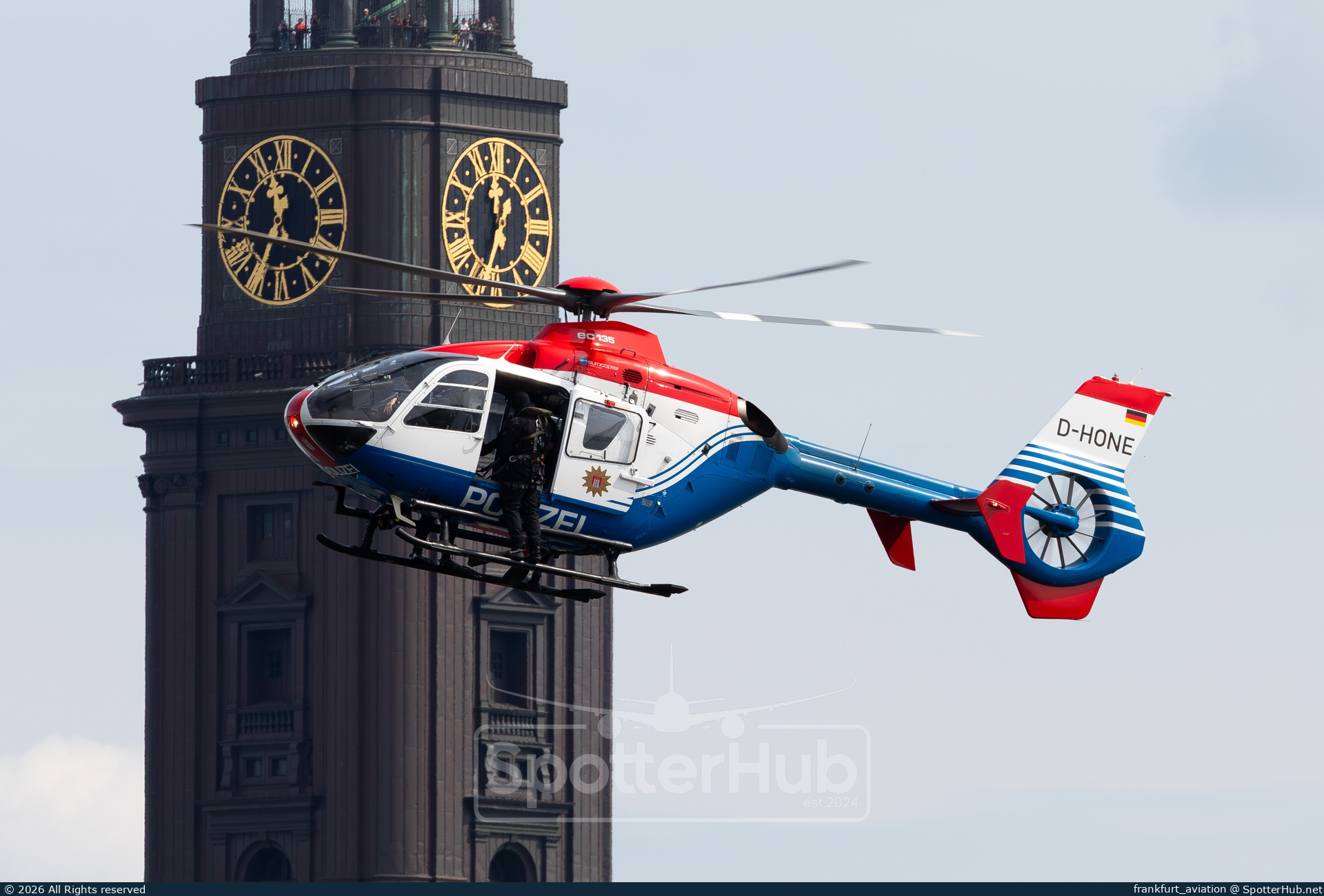Photo of D-HONE - Eurocopter EC135 P2 operated by German Police - Hubschrauberstaffel Hamburg
