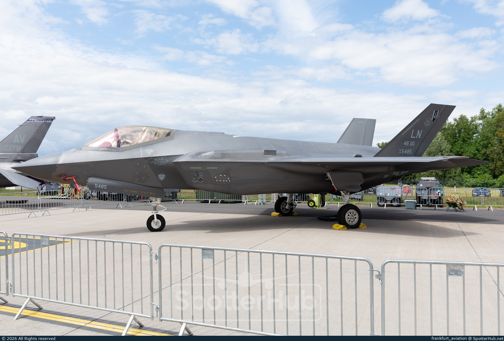 Photo of 19-5485 - Lockheed Martin F-35A Lightning II operated by US Air Force