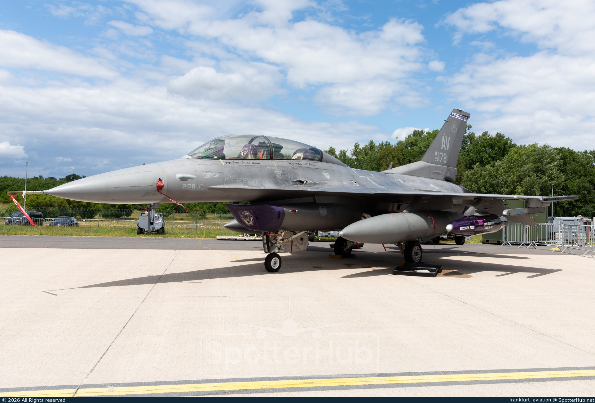 Photo of 89-2178 - General Dynamics F-16DM Fighting Falcon operated by US Air Force