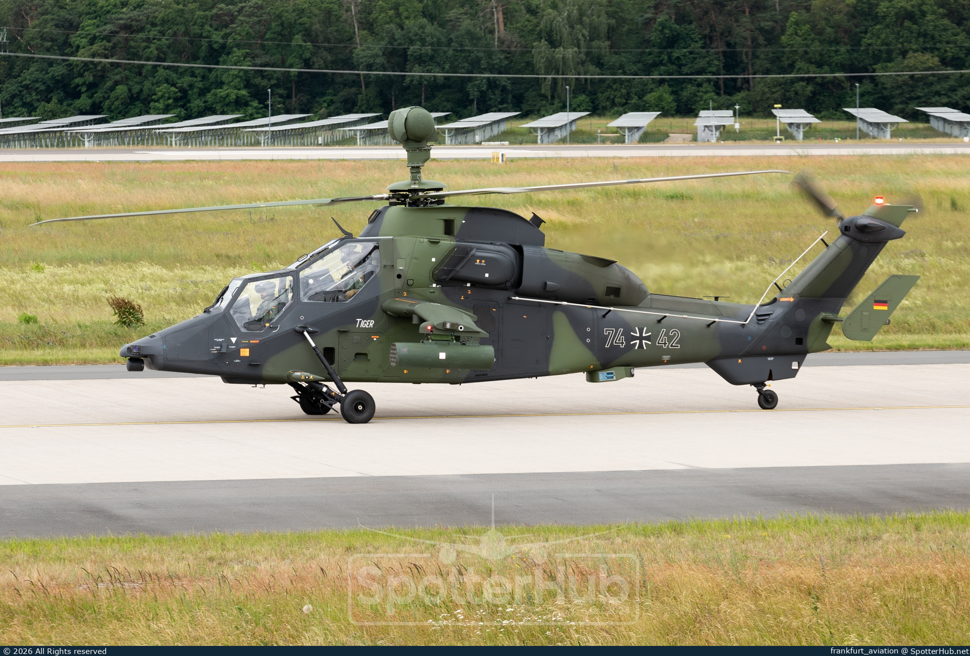 Photo of 74+42 - Eurocopter EC665 Tiger UHT operated by German Army