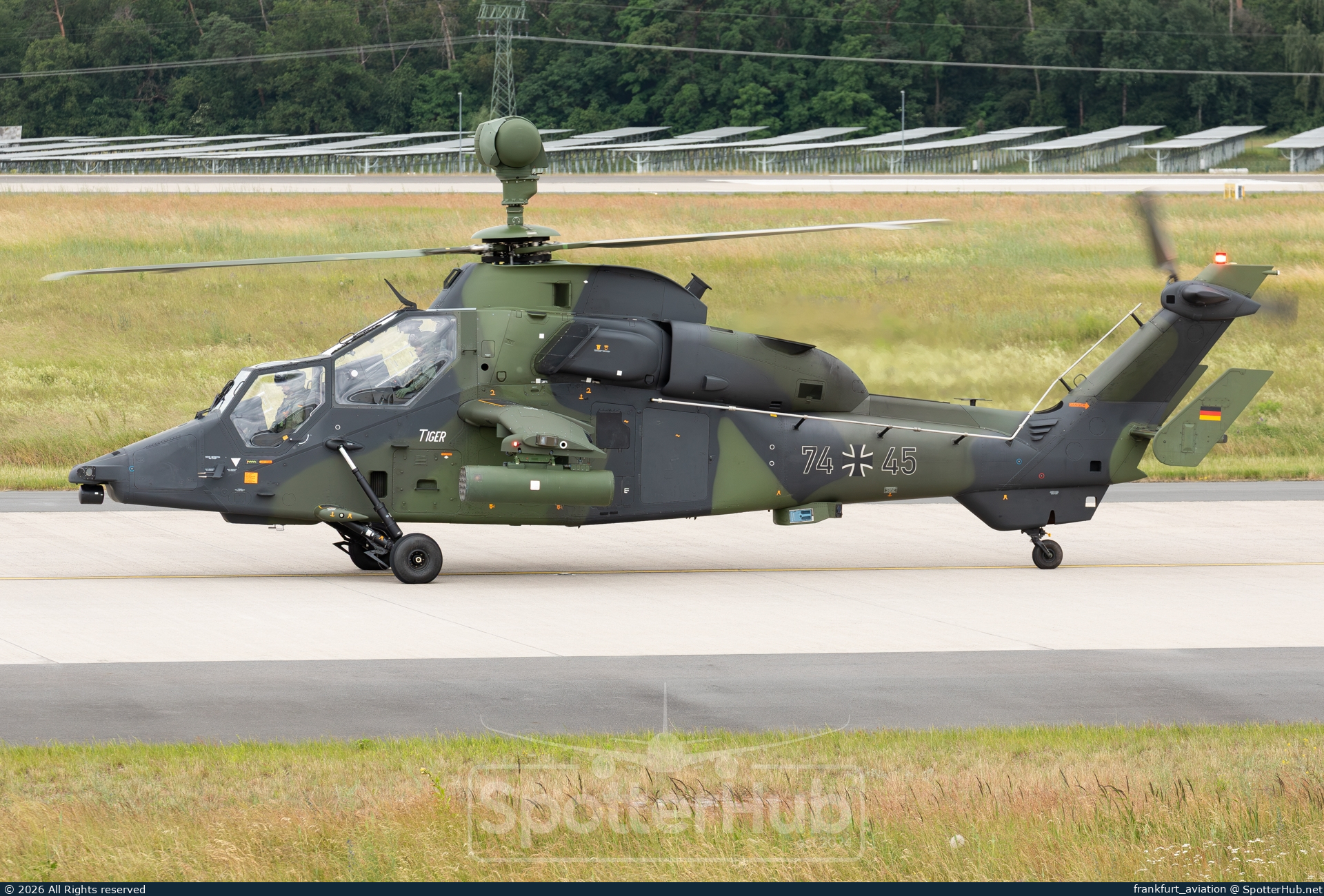 Photo of 74+45 - Eurocopter EC665 Tiger UHT operated by German Army