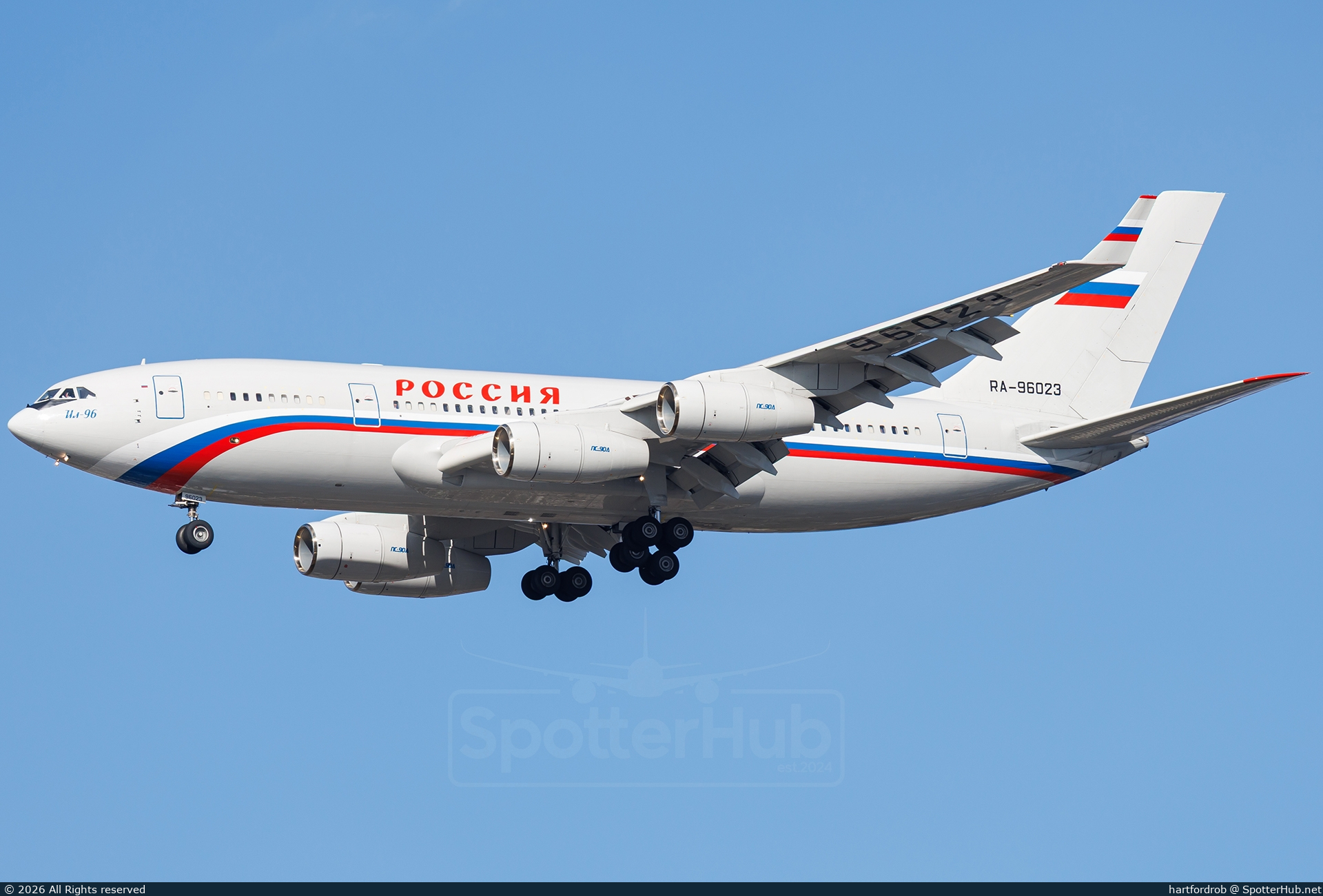 Photo of RA-96023 - Ilyushin Il-96-300 operated by Rossiya Special Flight Detachment