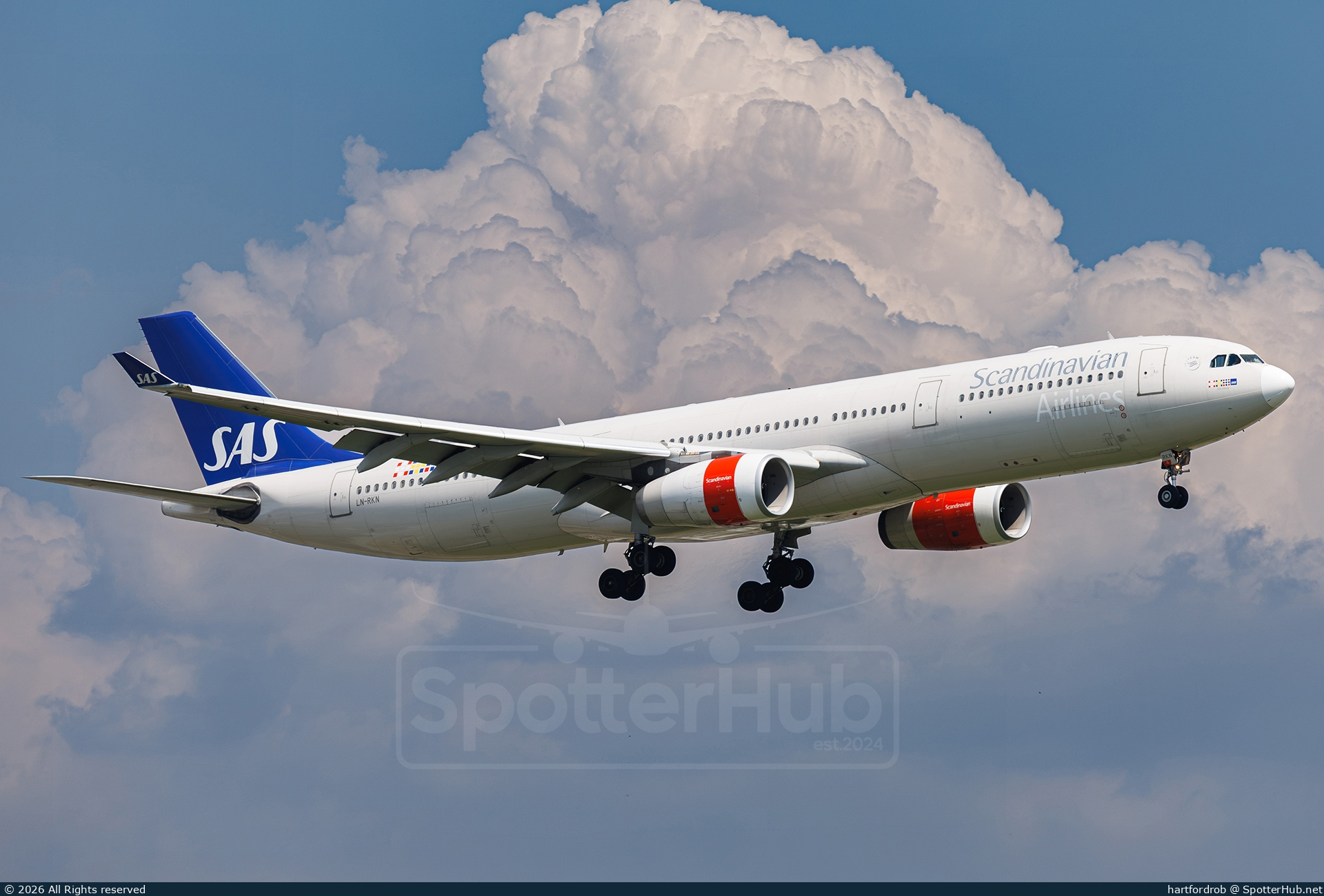 Photo of LN-RKN - Airbus A330-343 operated by SAS Scandinavian Airlines
