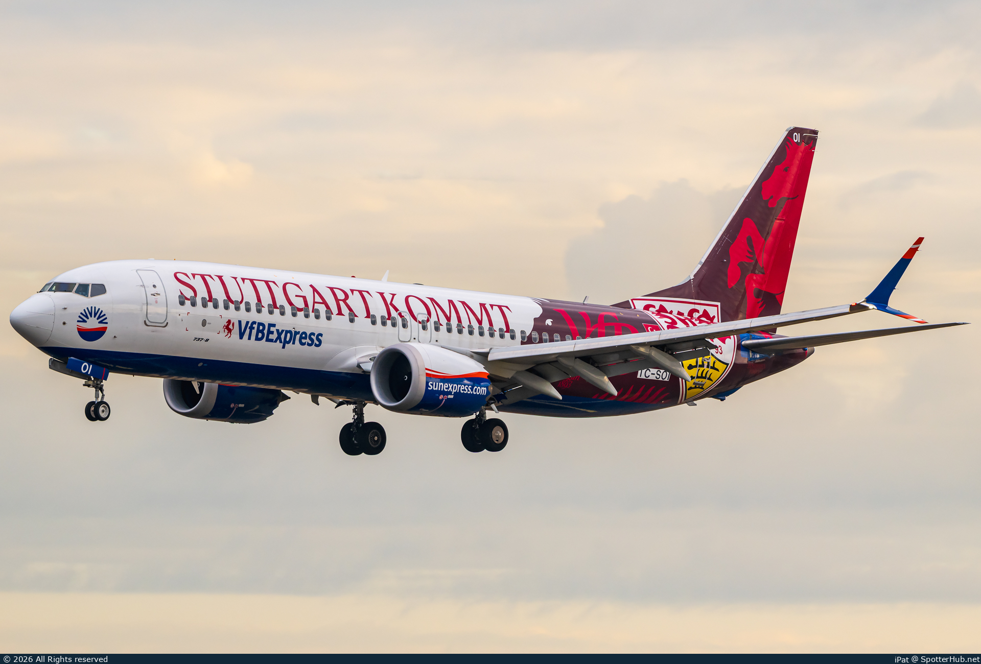 Photo of TC-SOI - Boeing 737 MAX 8 operated by SunExpress