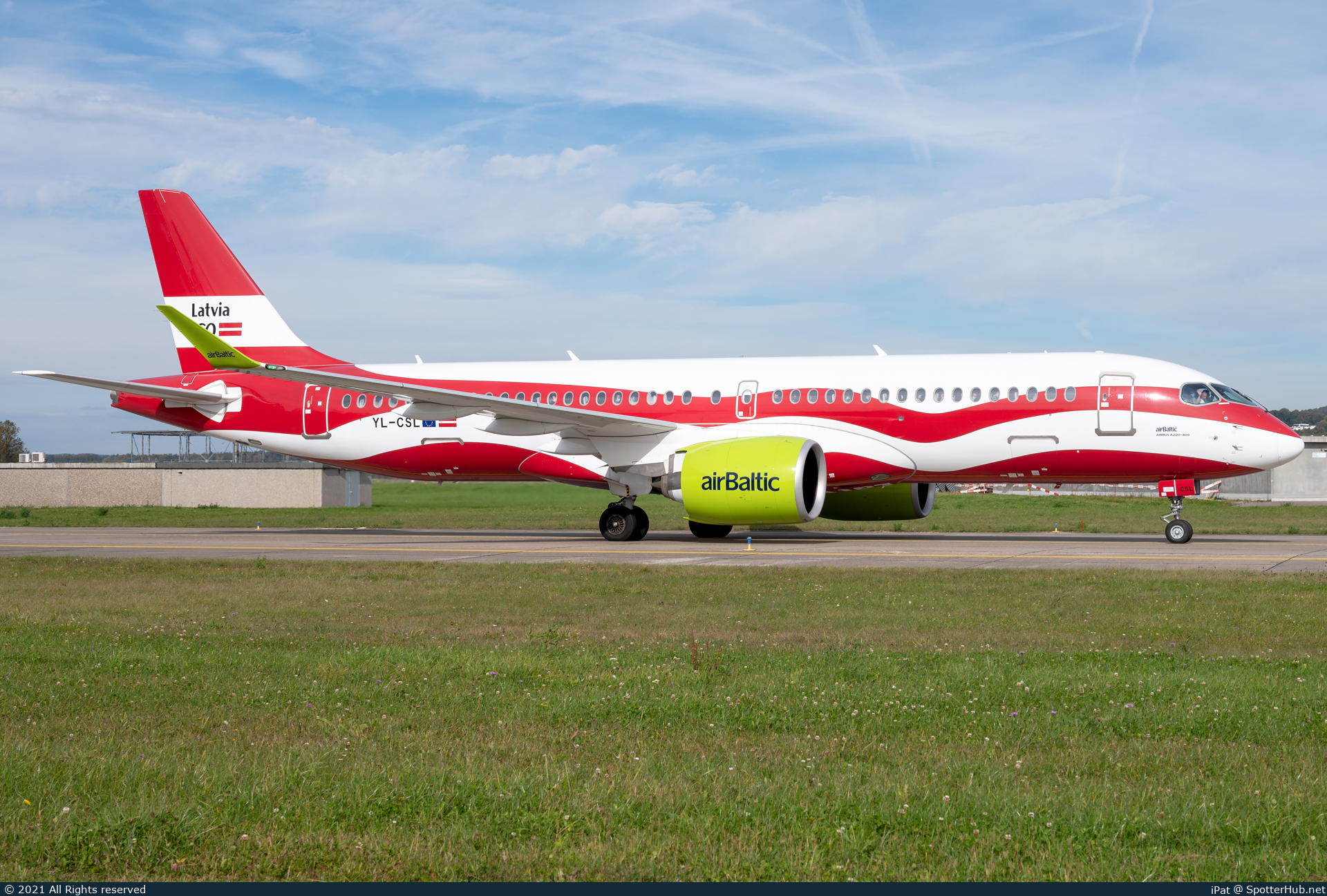 Photo of YL-CSL - Airbus A220-300 operated by airBaltic
