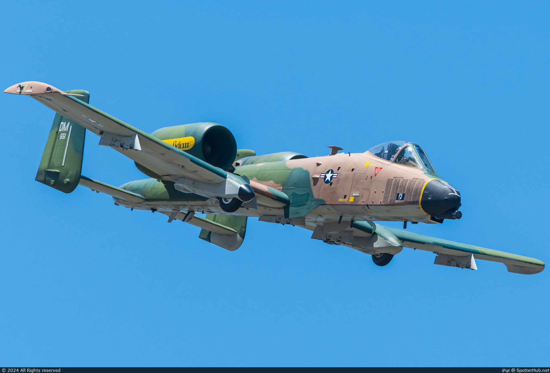 Photo of 78-0651 - Fairchild A-10C Thunderbolt II operated by US Air Force