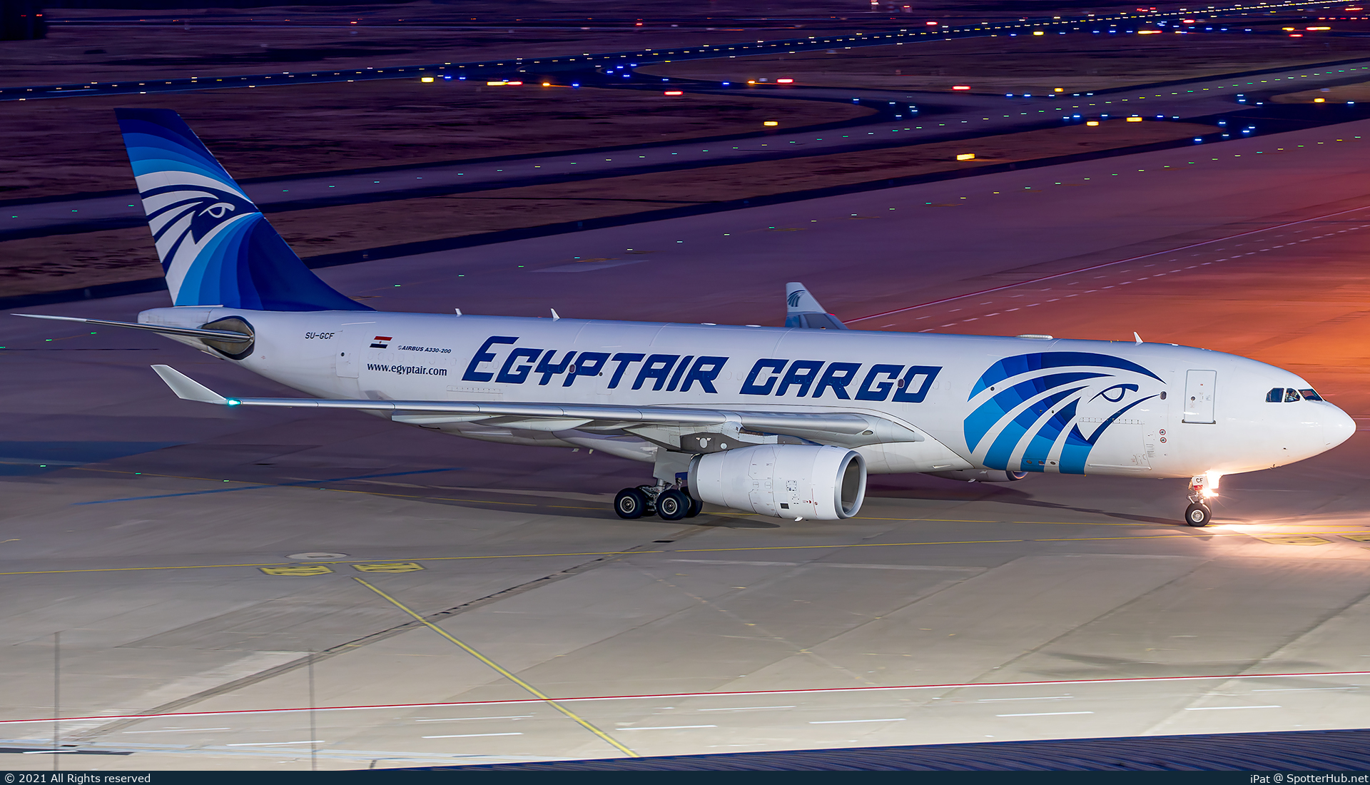 Photo of SU-GCF - Airbus A330-243(P2F) operated by Egyptair Cargo